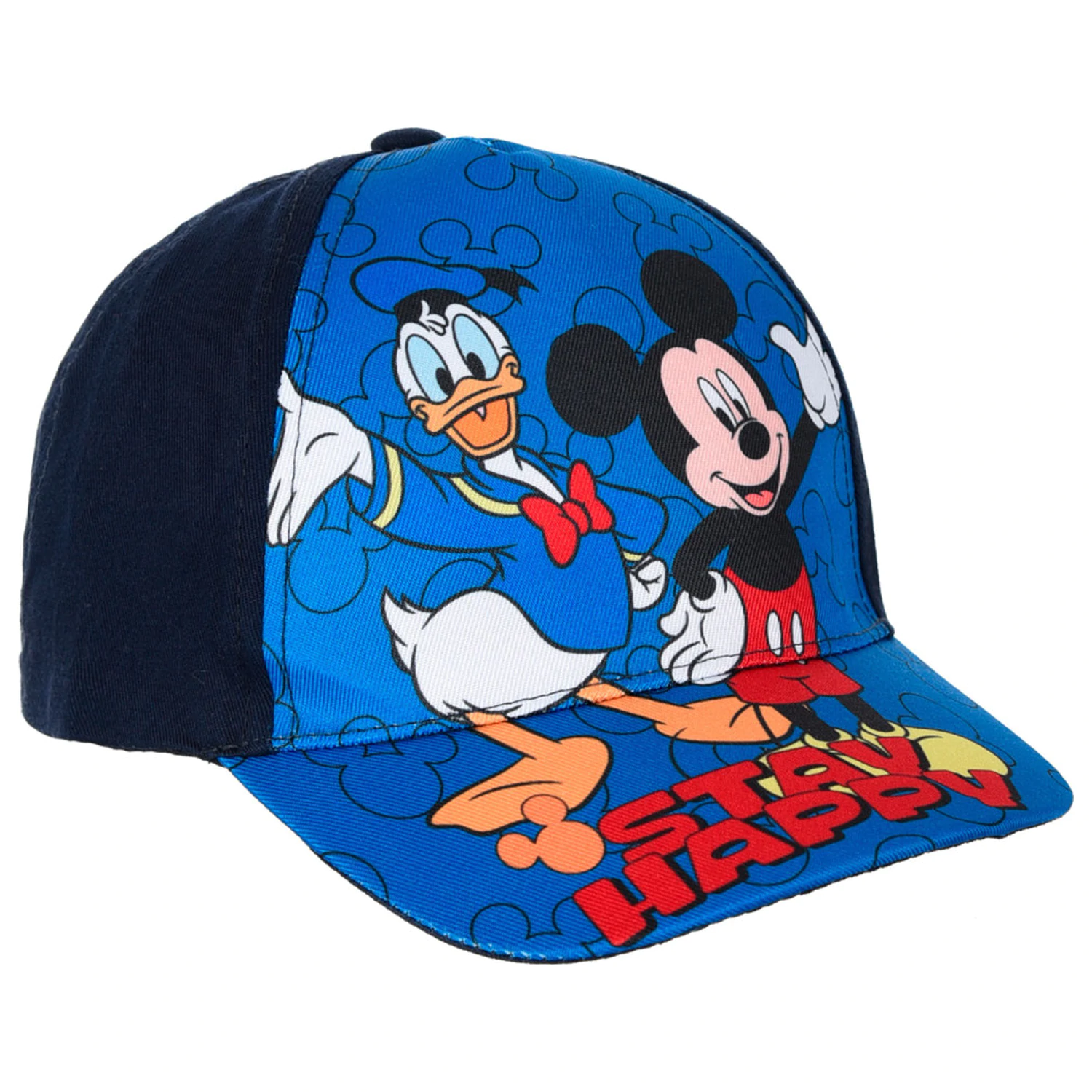 Disney Mickey Mouse Stay Happy Blue Kinder Baseballkappe 52 cm Produktfoto
