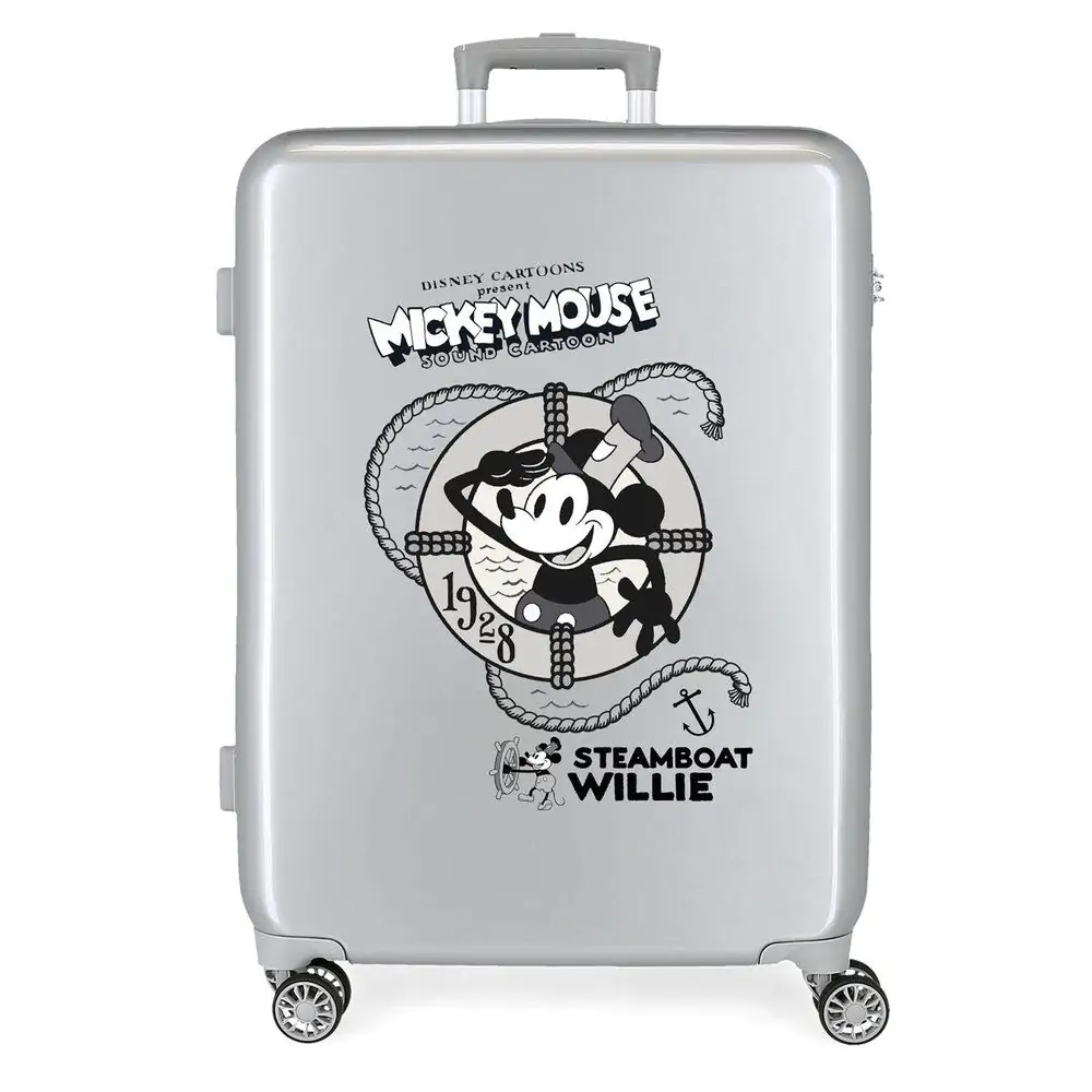 Disney Mickey Steamboad Joyful ABS Trolley Koffer 70cm Produktfoto