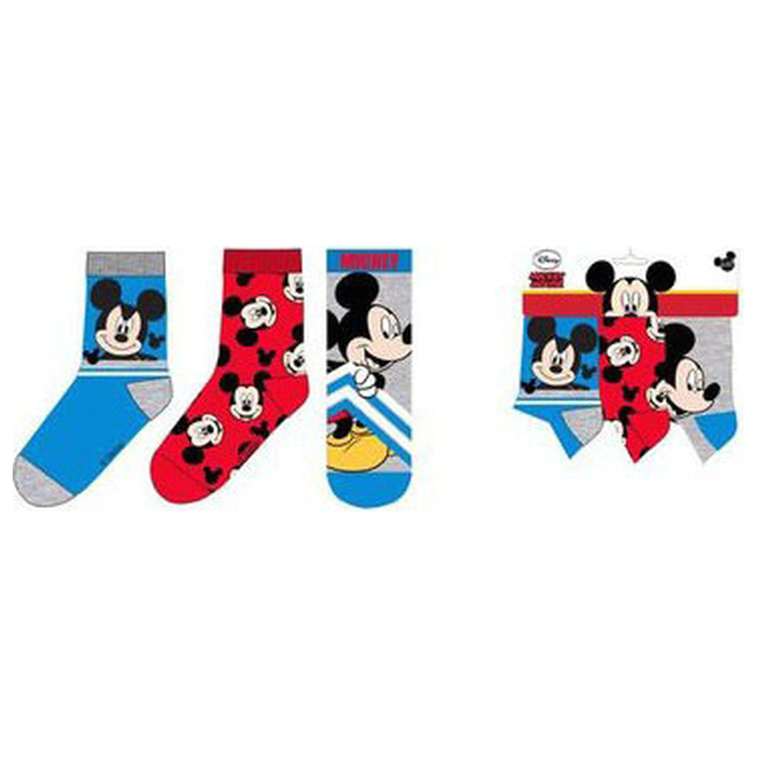 Disney Mickey Stride Blue Kindersocken 23/26 Produktfoto