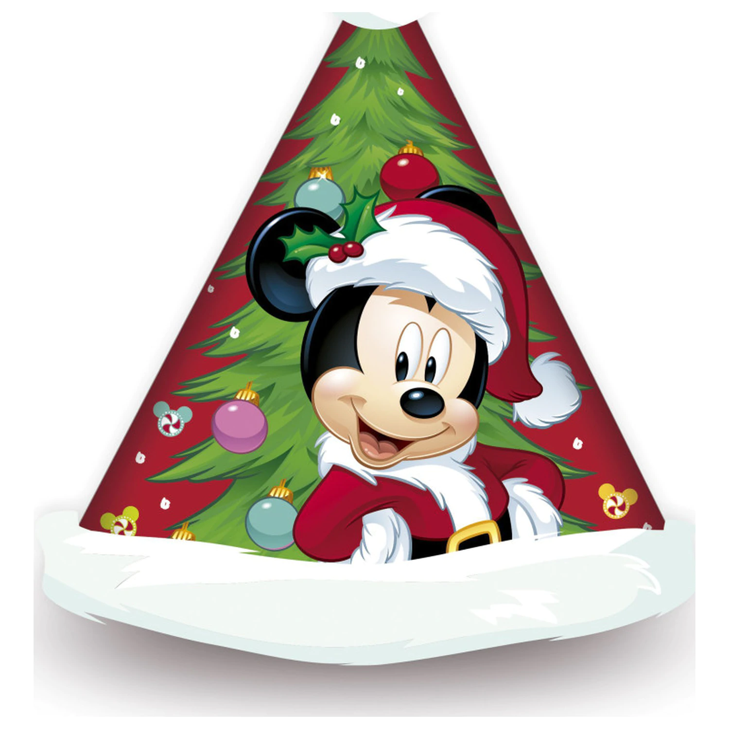 Disney Mickey Baum Weihnachtsmütze 37 cm Produktfoto