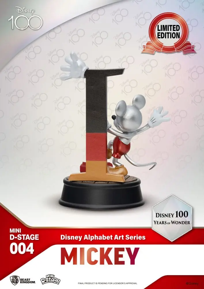 Disney Mini Diorama Stage Statuen 6-er Pack 100 Years of Wonder-Disney Alphabet Art 10 cm termékfotó