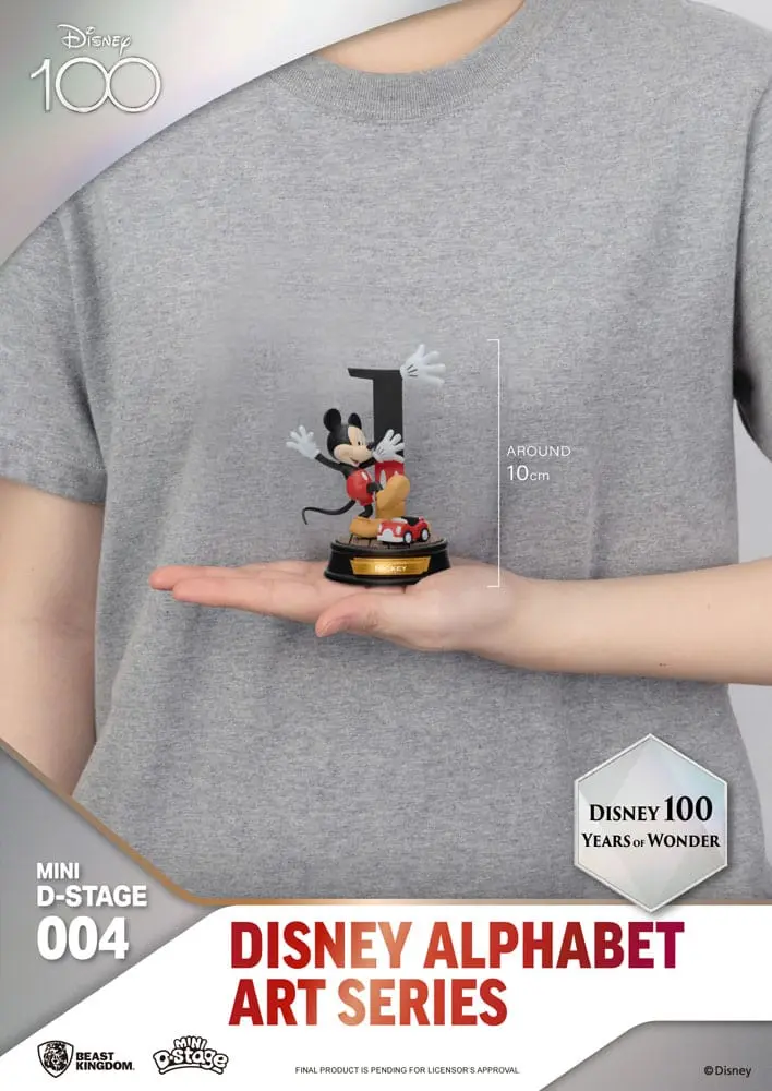 Disney Mini Diorama Stage Statuen 6-er Pack 100 Years of Wonder-Disney Alphabet Art 10 cm termékfotó
