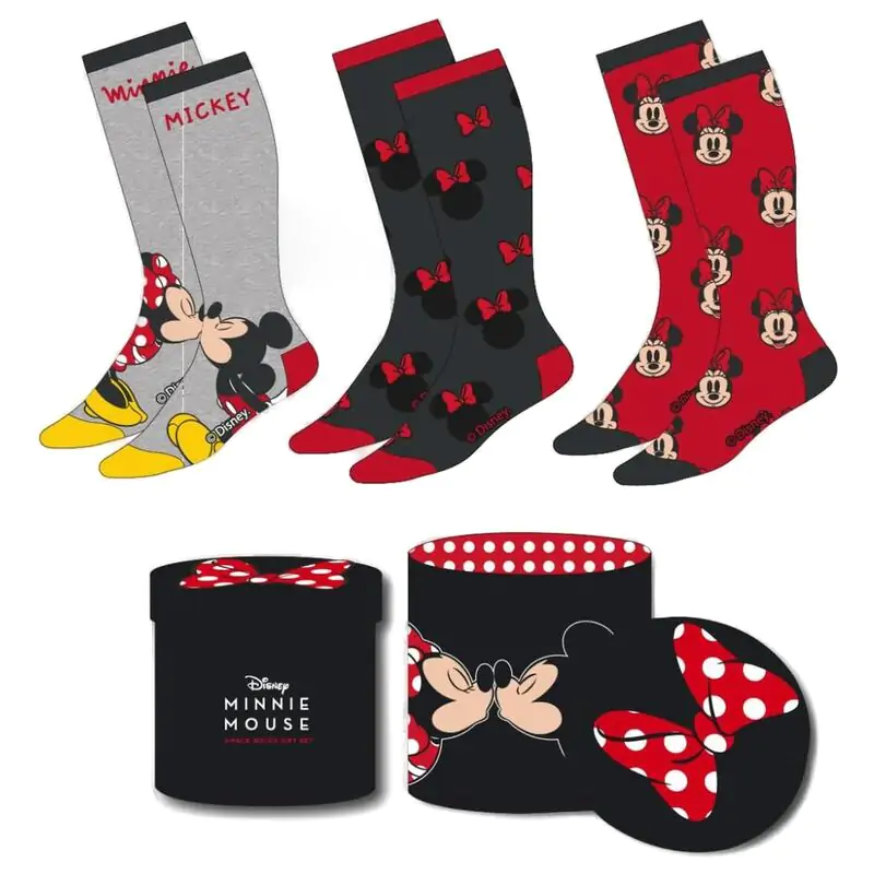 Disney Minnie 3er-Pack Socken für Erwachsene termékfotó