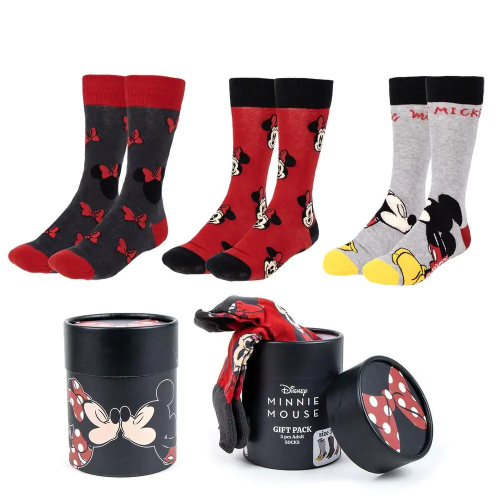 Disney Minnie 3er-Pack Socken für Erwachsene termékfotó