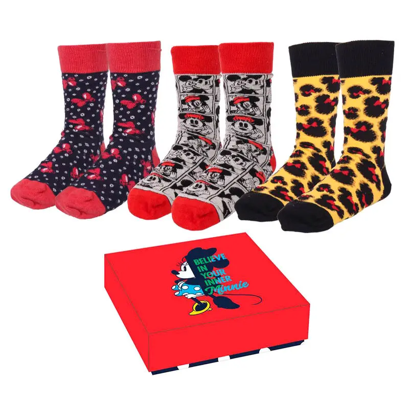 Disney Socken 3er-Pack Believe In Your Inner Minnie 35-41 Produktfoto