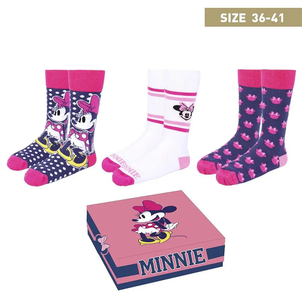 Disney Socken 3er-Pack Minnie Mouse 36-41 termékfotó