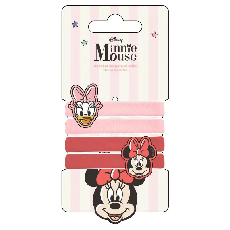 Disney Minnie Set mit 4 Haargummis scrunchies Produktfoto