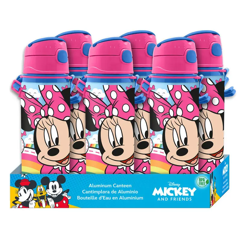 Disney Minnie aluminium Flasche 600ml Produktfoto