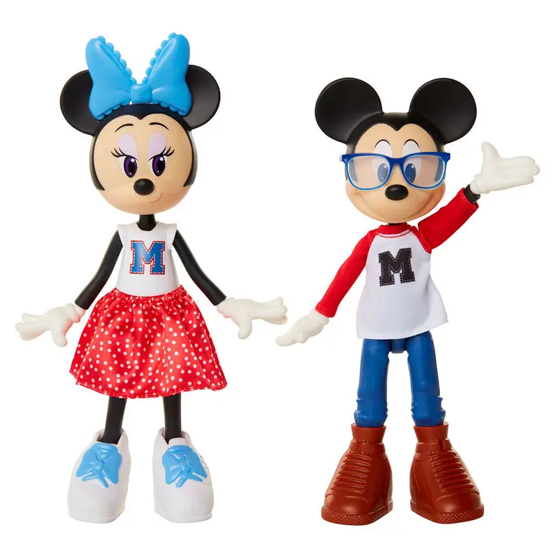 Disney Minnie and Mickey 2-er Pack Puppen 24cm Produktfoto