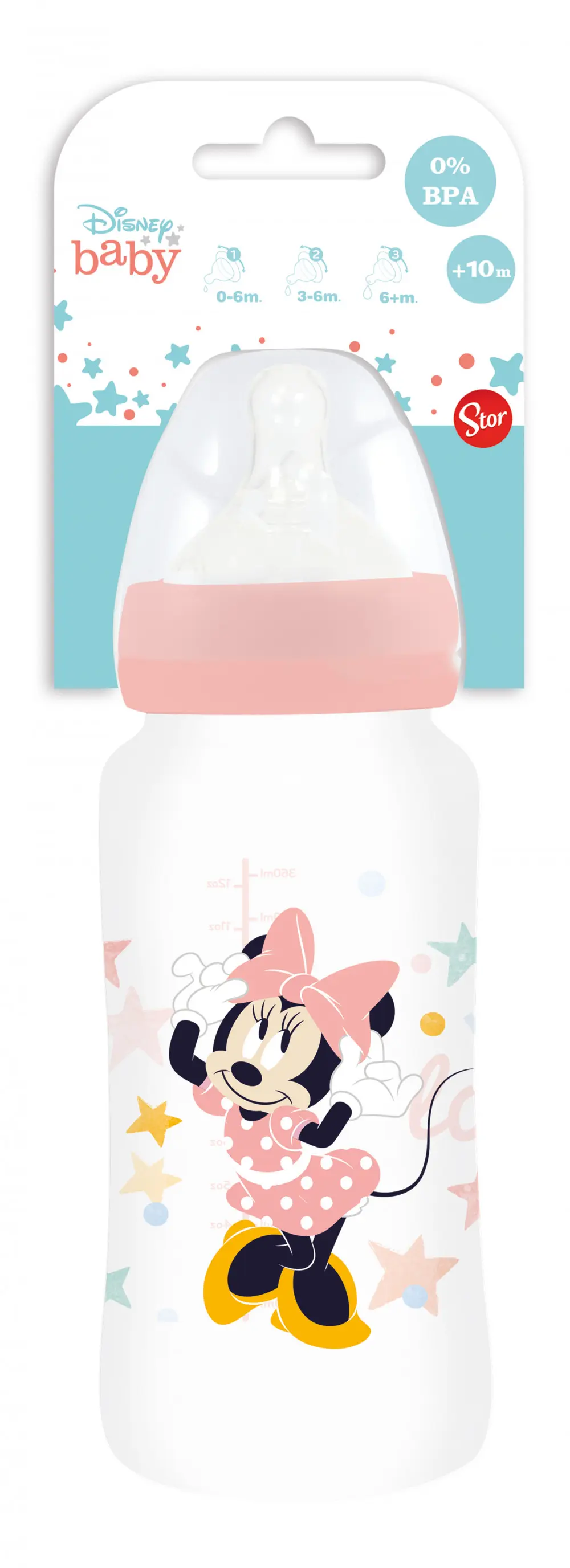 Disney Minnie Mouse Puppe Babyflasche 3,6 dl Produktfoto