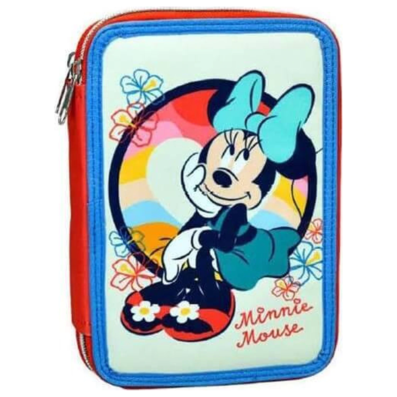 Disney Minnie Boho Gefüllt 2-stöckiges Federmäppchen Produktfoto
