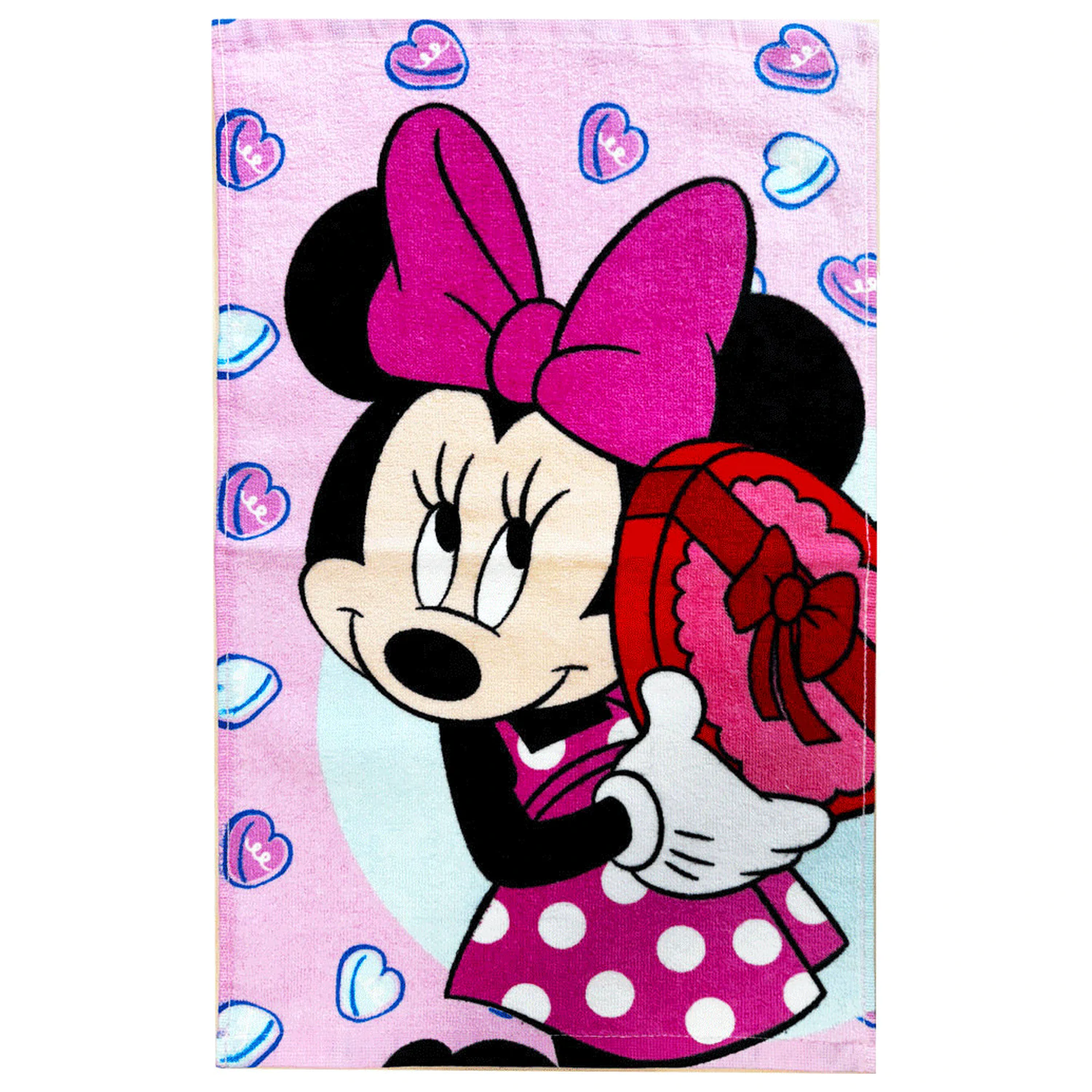 Disney Minnie Bonbon Hearts Handtuch, Gesichtshandtuch, Handtuch Produktfoto
