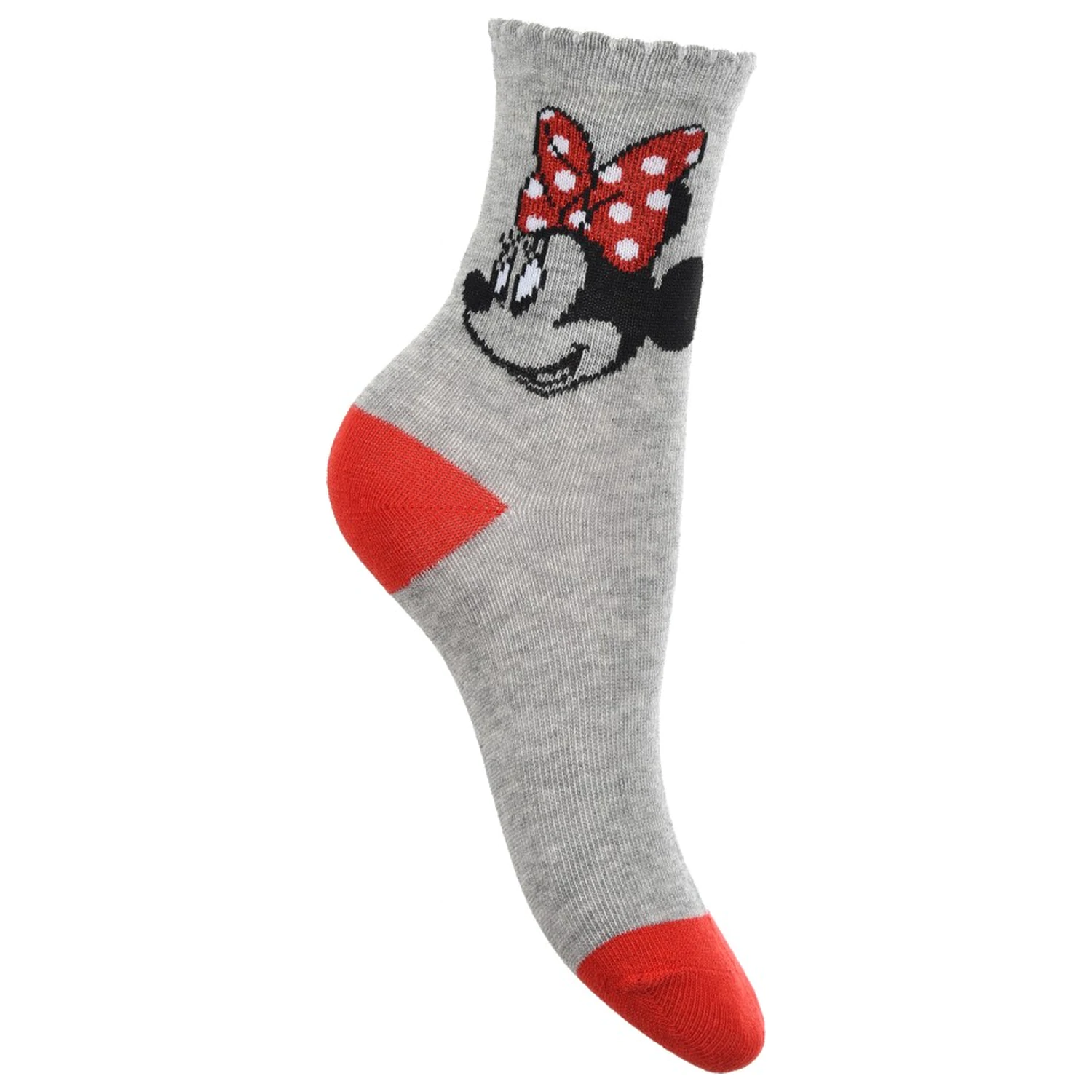 Disney Minnie Mouse Rote Schleife Kindersocken 31/34 Produktfoto