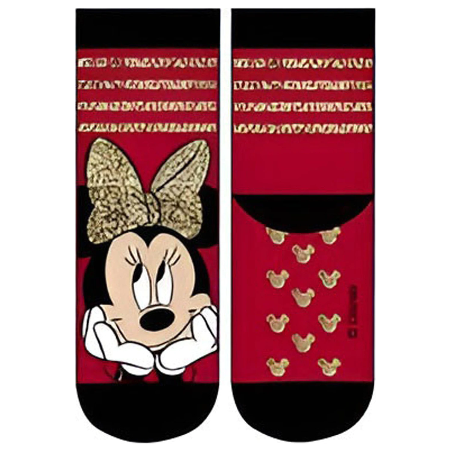 Disney Minnie Chic Red Kinder Dick Rutschfeste Socken 27/30 Produktfoto