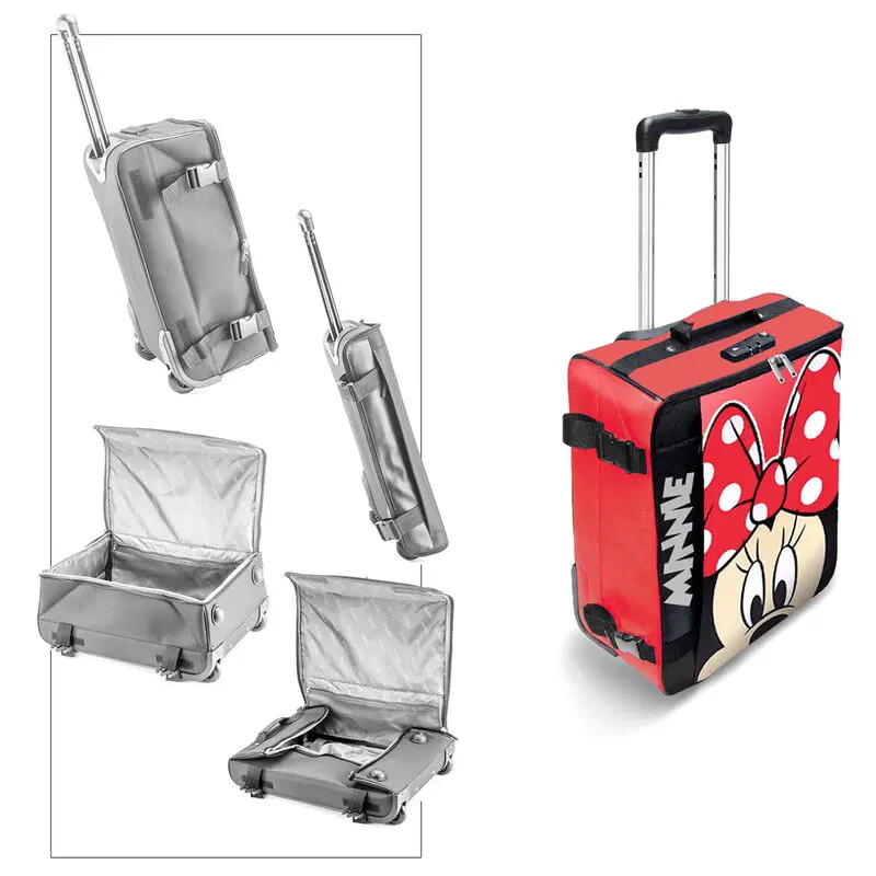 Disney Minnie Curious foldable Trolley Koffer 55cm Produktfoto