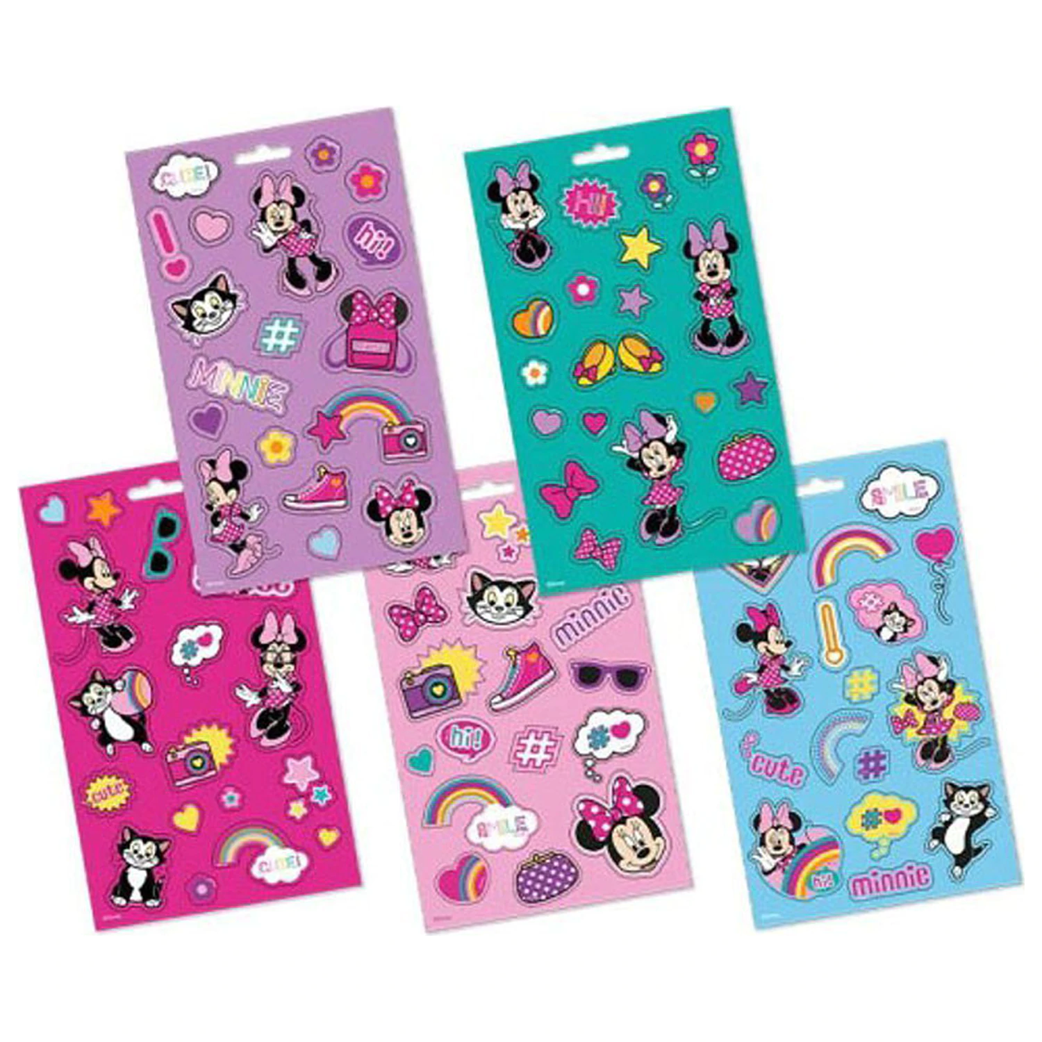 Disney Minnie Cute Sticker Set 5 Blatt Produktfoto
