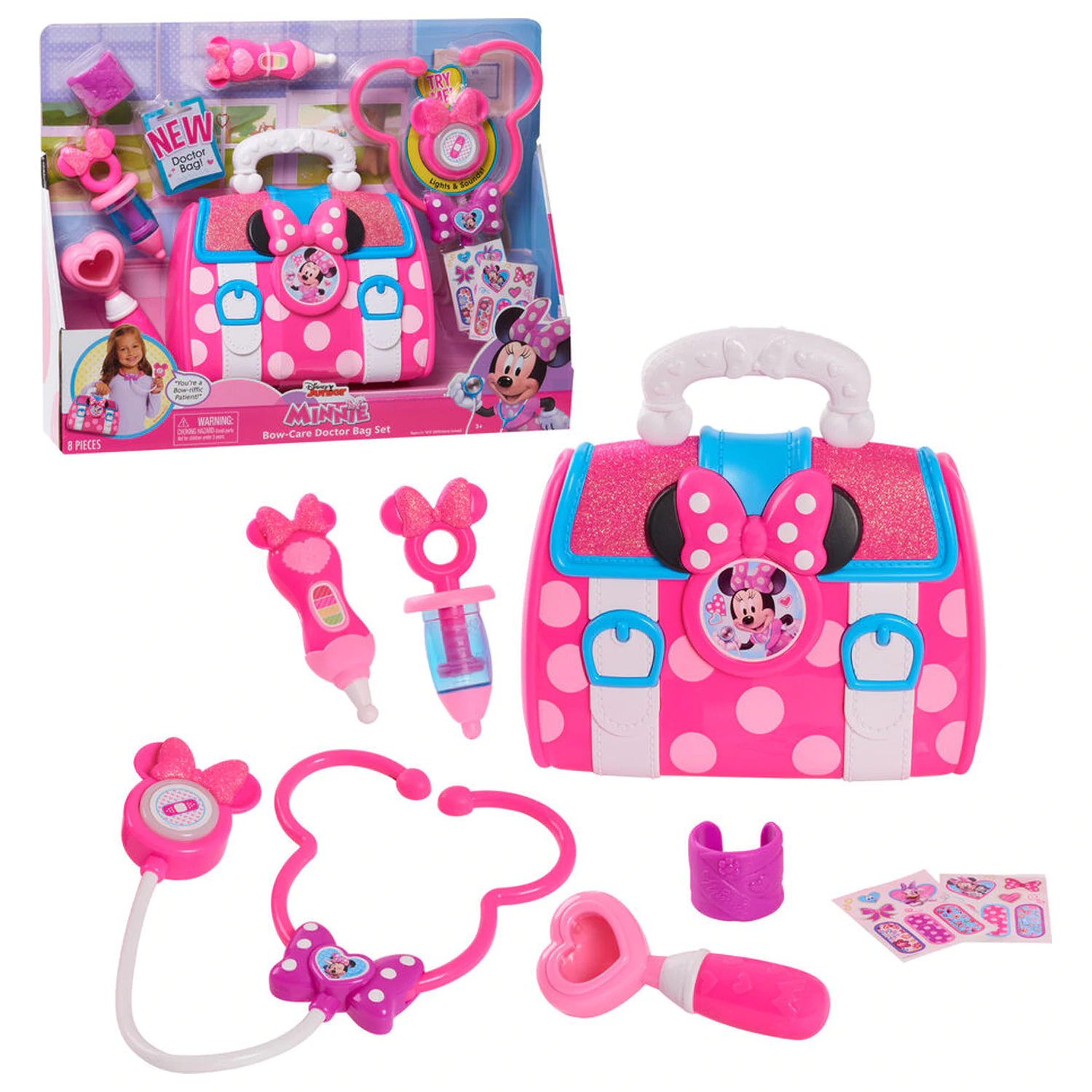 Disney Minnie Doktorkoffer-Set mit Ton und Lichtern Produktfoto