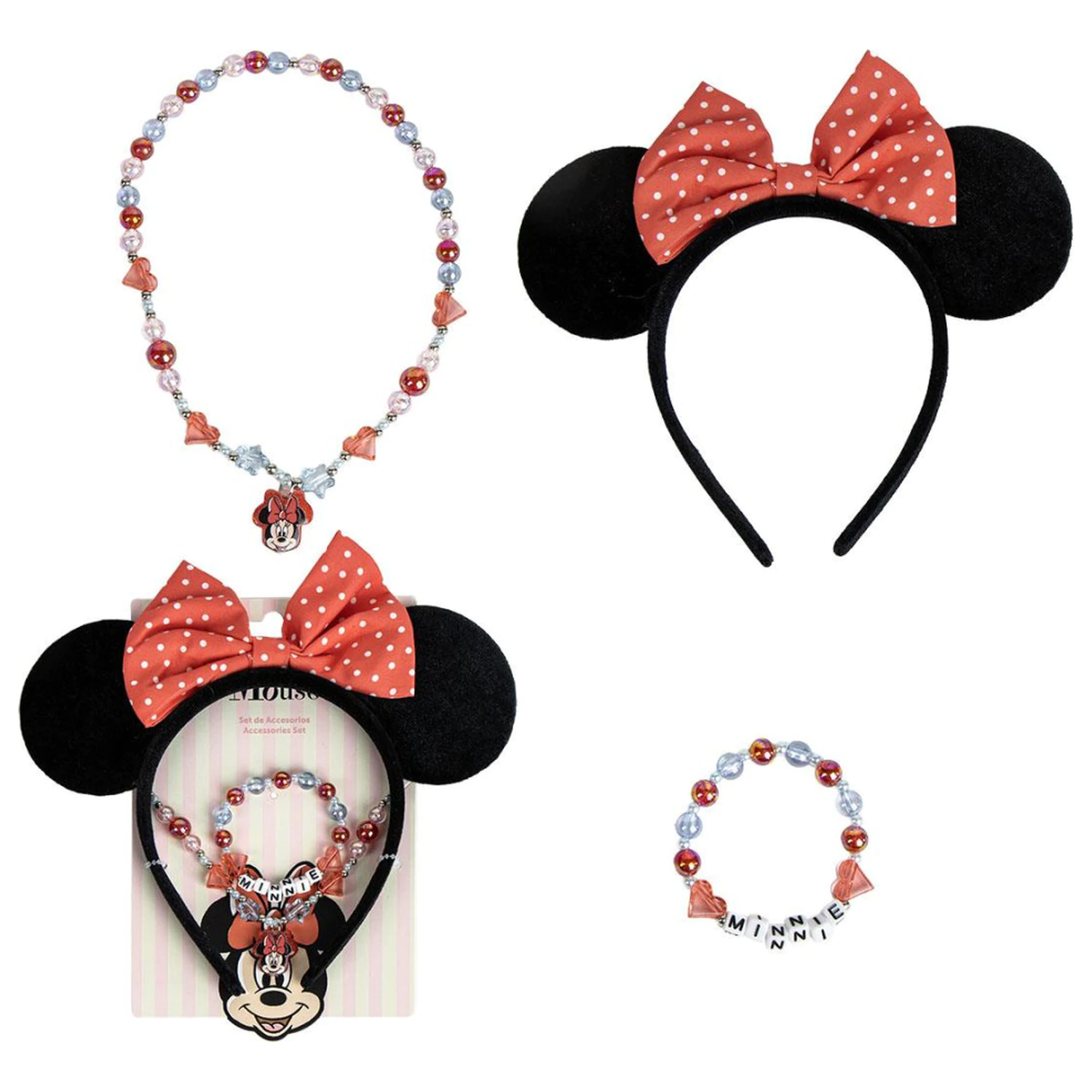 Disney Minnie Ears Schmuck und Kopfband Set Produktfoto