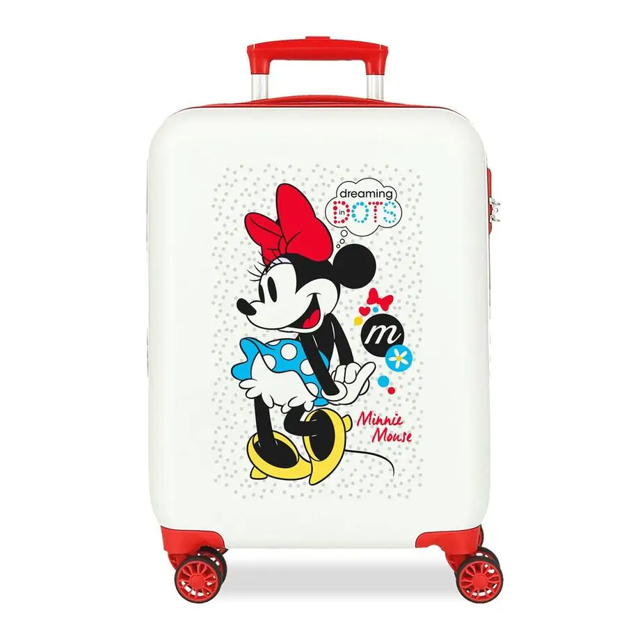 Disney Minnie Enjoy The Days Dots ABS Trolley Koffer 55cm Produktfoto