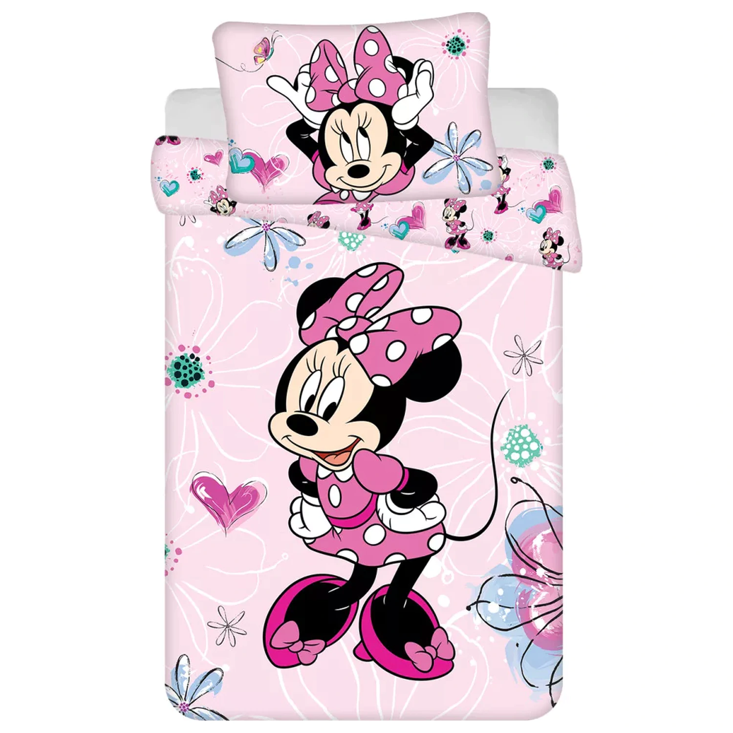 Disney Minnie Flowers Kinder, Vorschule Bettbezug Produktfoto