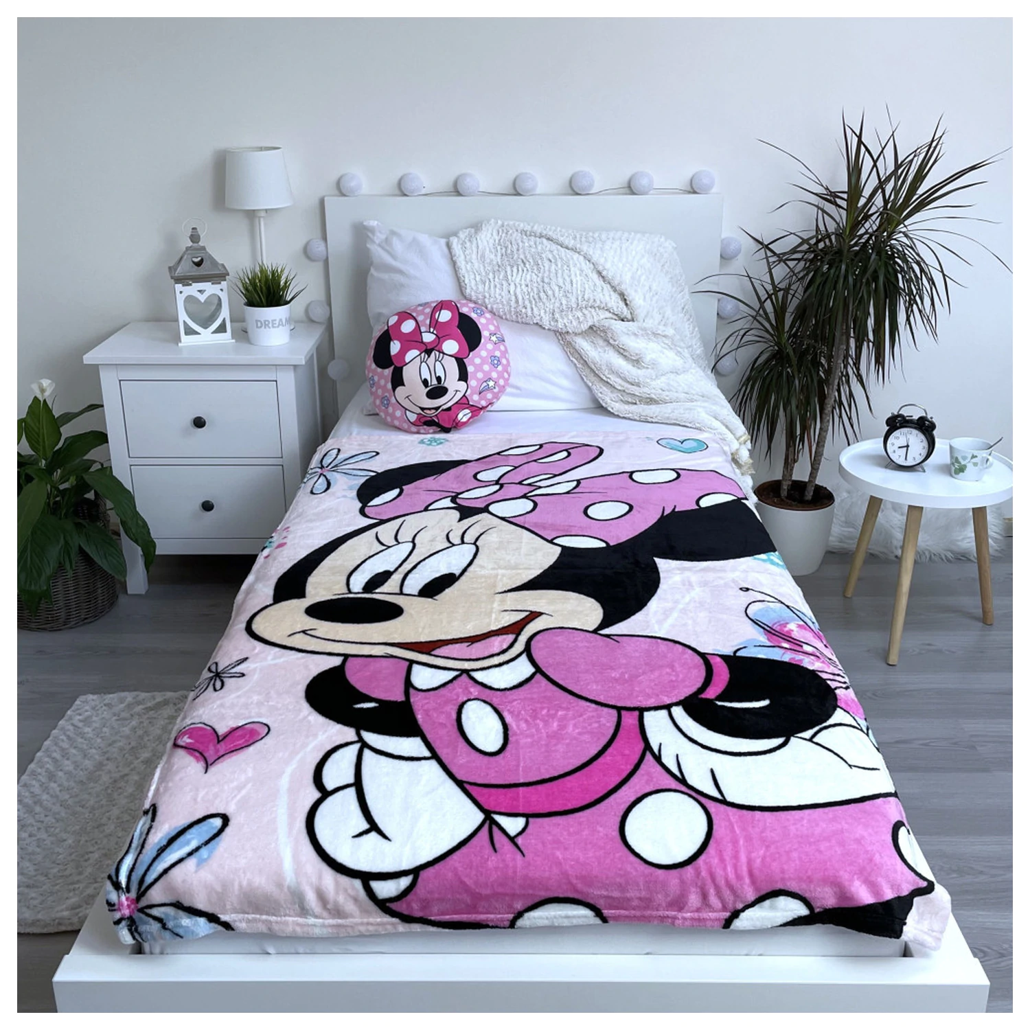 Disney Minnie Flowers Decke Produktfoto