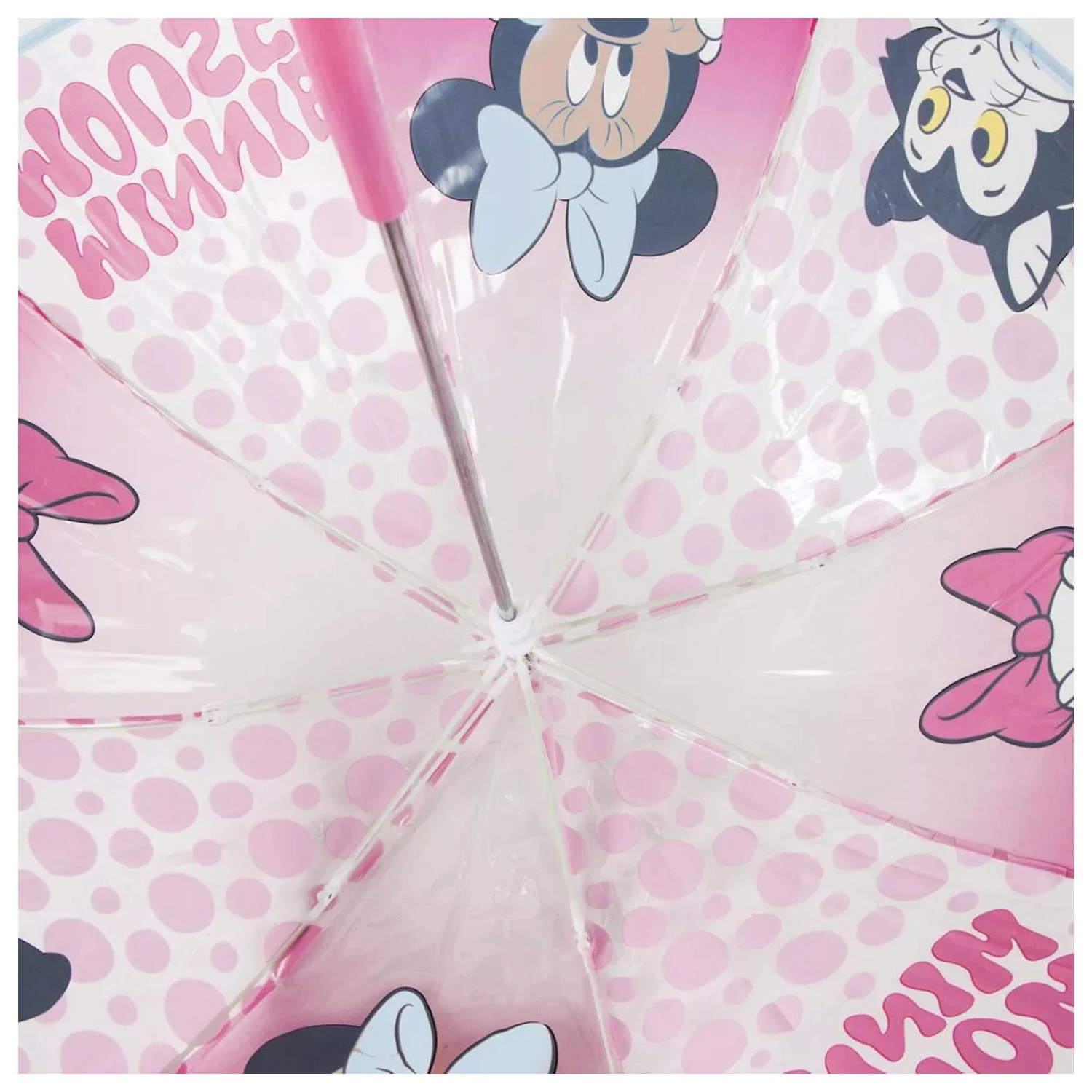 Disney Minnie Mouse Friends Forever Kids' Transparenter Regenschirm Ø71 cm Produktfoto