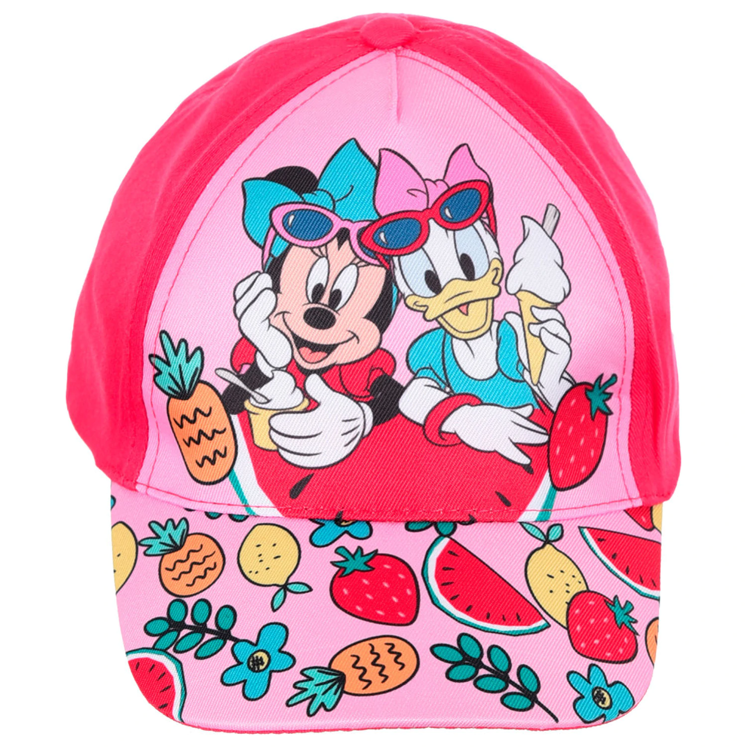 Disney Minnie Fruits Pink Kinder Baseballmütze 52 cm Produktfoto
