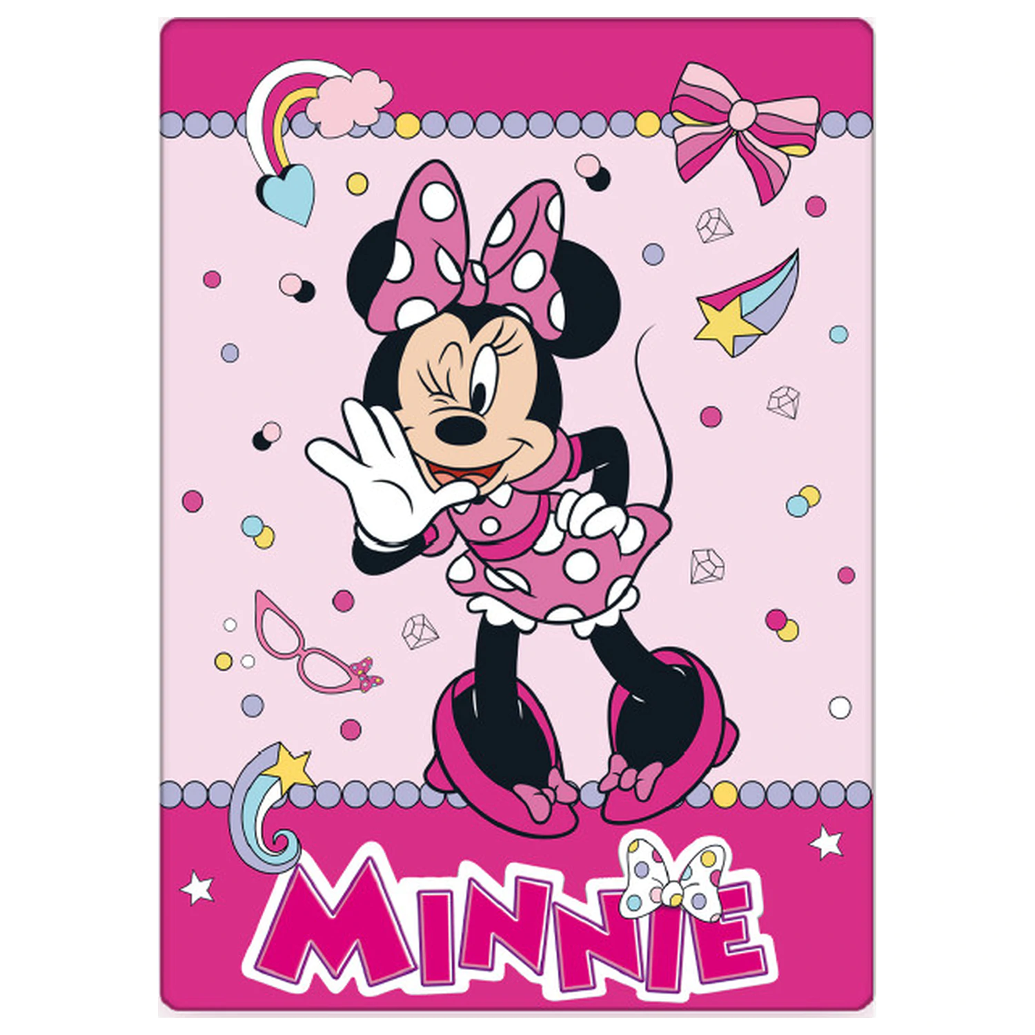 Disney Minnie Funny Fleecedecke Produktfoto