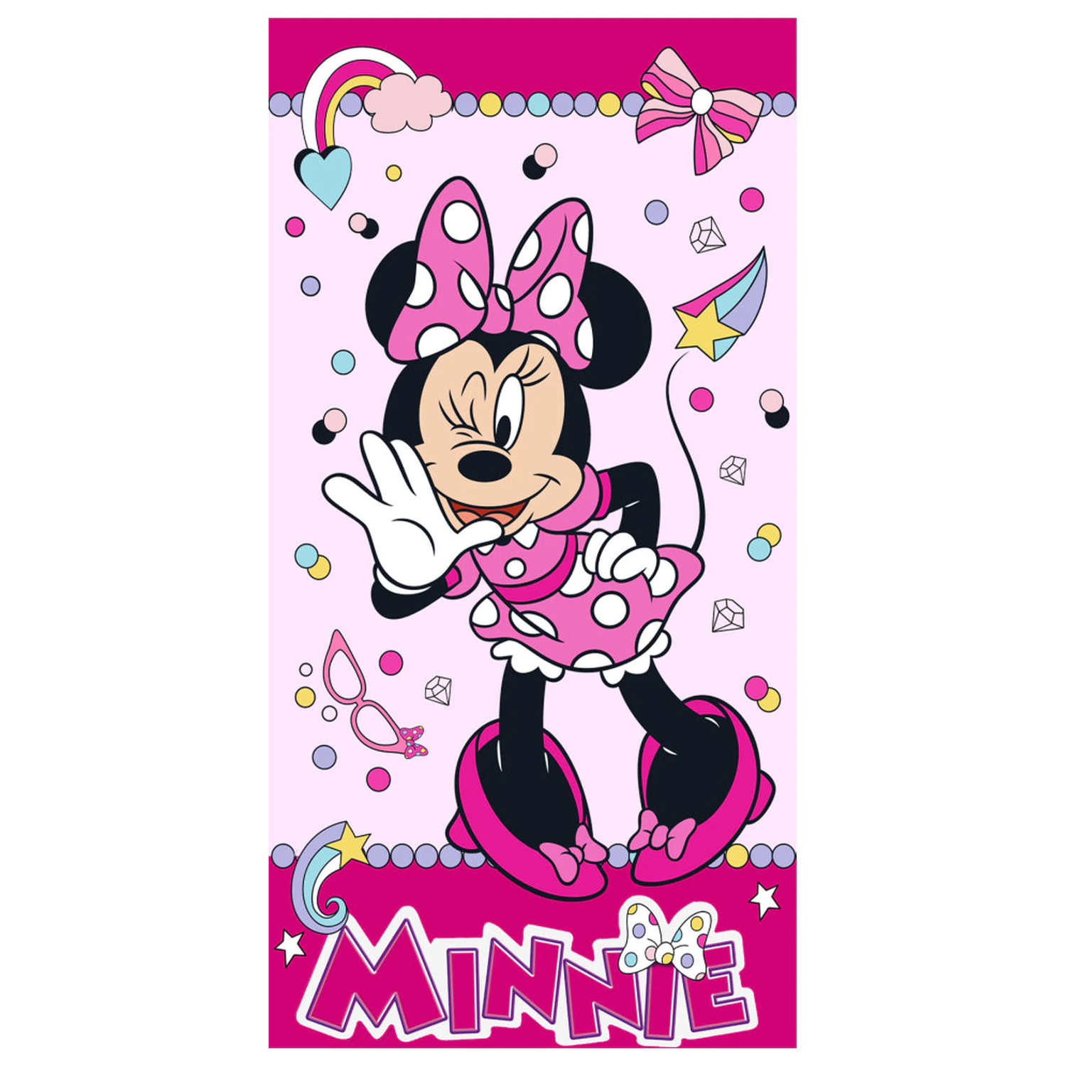 Disney Minnie Funny Handtuch Produktfoto