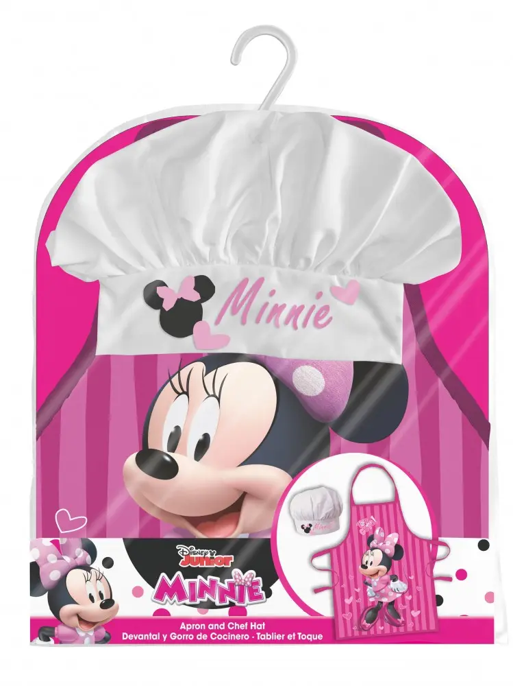 Disney Minnie Kinder Schürze 2-teiliges Set Produktfoto