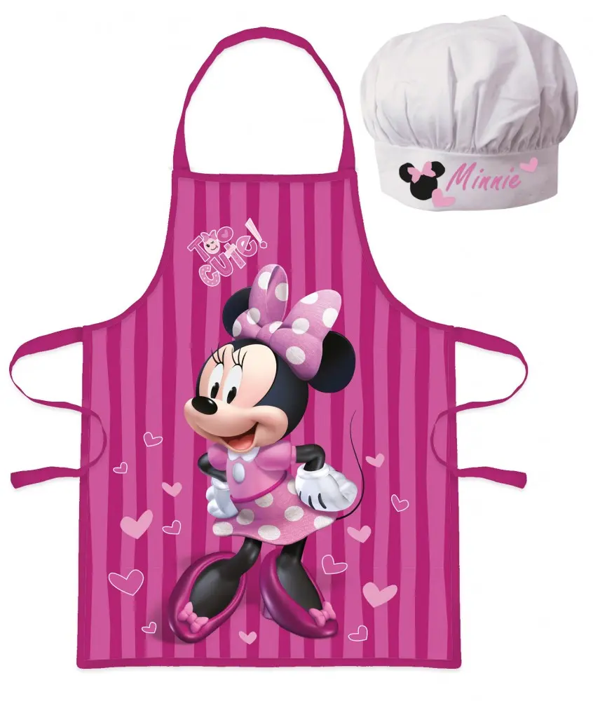 Disney Minnie Kinder Schürze 2-teiliges Set Produktfoto