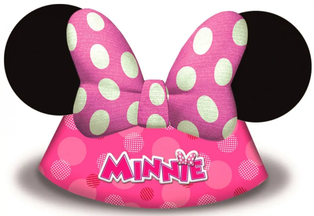 Disney Minnie Happy Helpers Partyhüte, 6 Stück Produktfoto