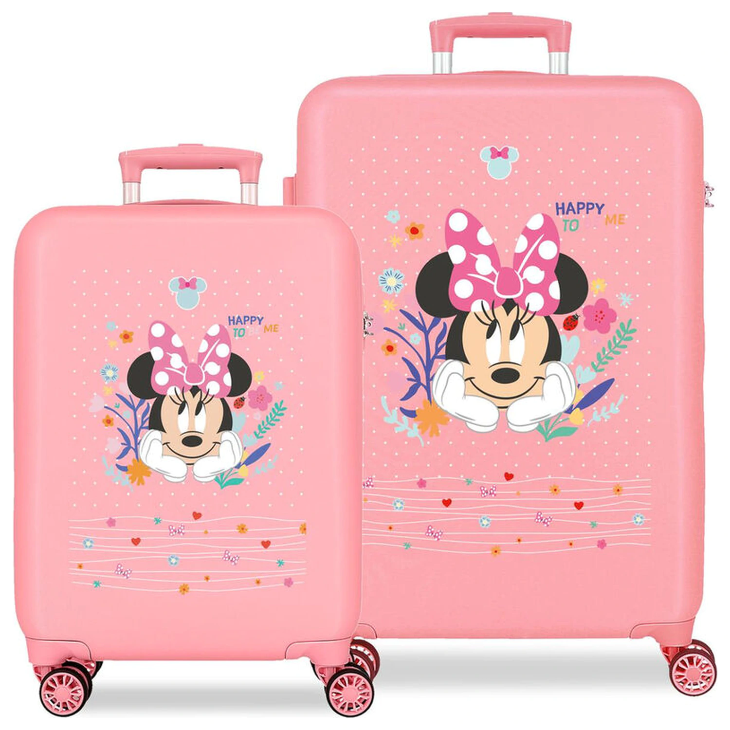Disney Minnie Happy To Be Me ABS 2-teiliges Trolley-Koffer-Set 55/65cm Produktfoto