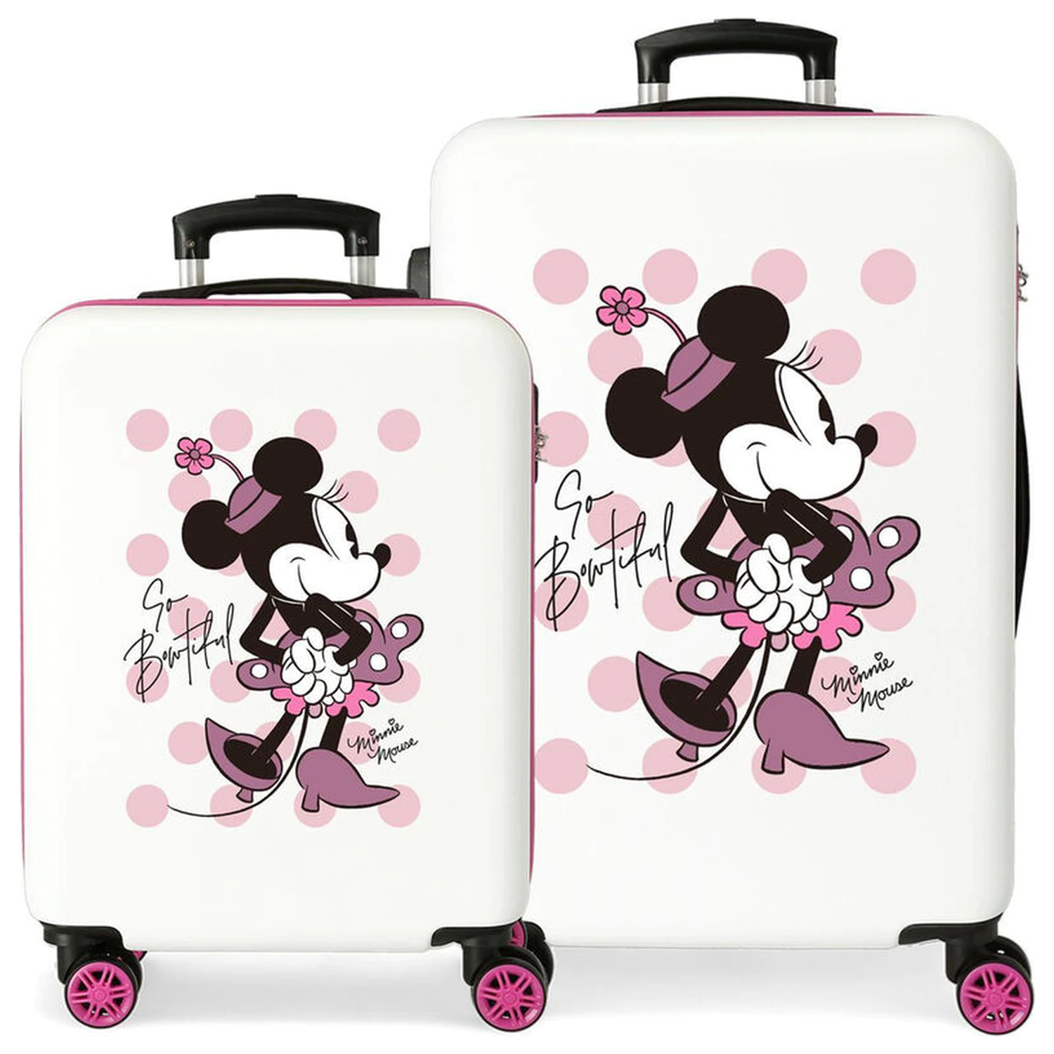 Disney Minnie Have A Good Time ABS 2-teiliges Trolley Koffer Set 55/65 cm Produktfoto