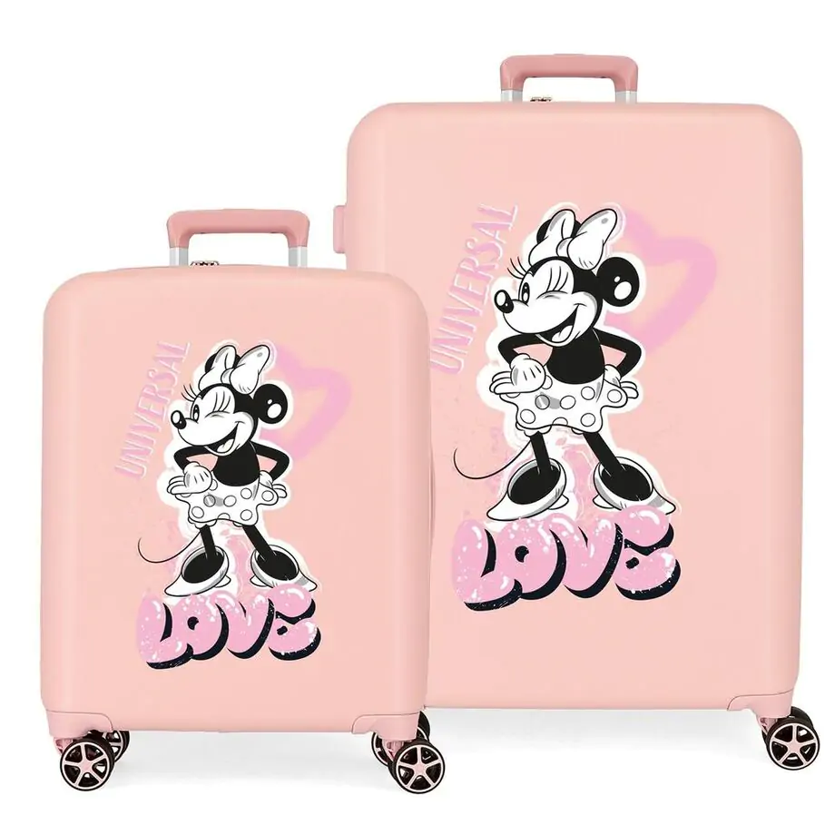 Disney Minnie Heart ABS 2-er Pack Trolley Koffers Produktfoto