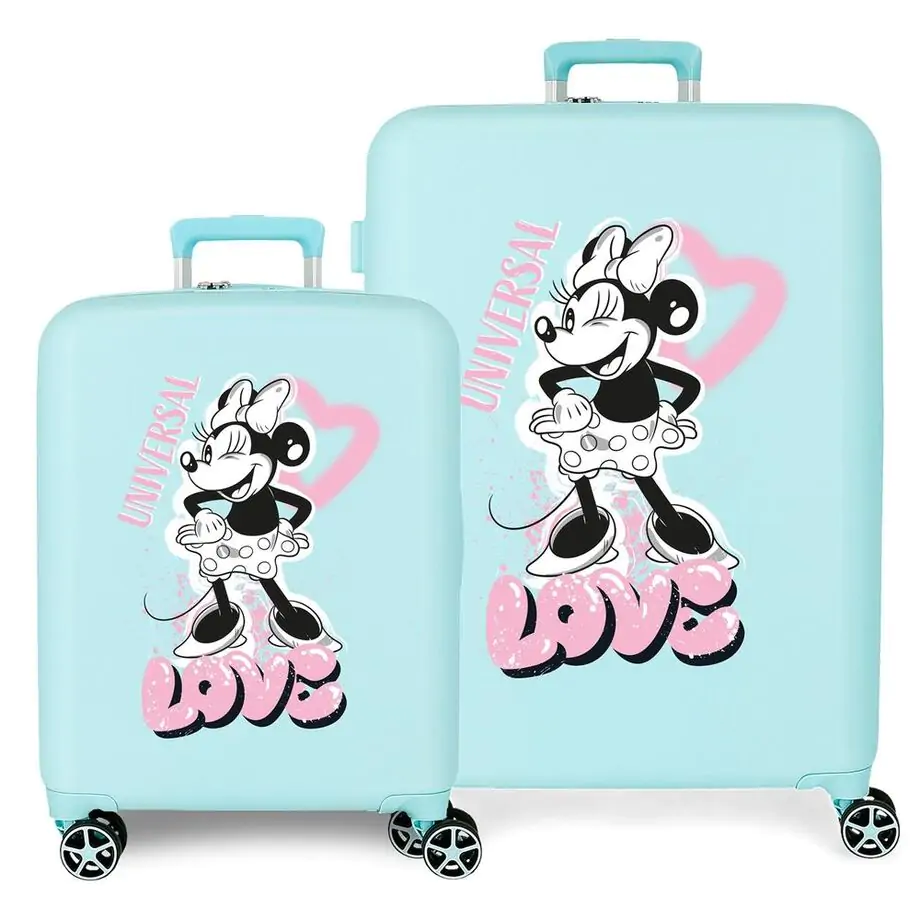 Disney Minnie Heart ABS 2-er Pack Trolley Koffers Produktfoto