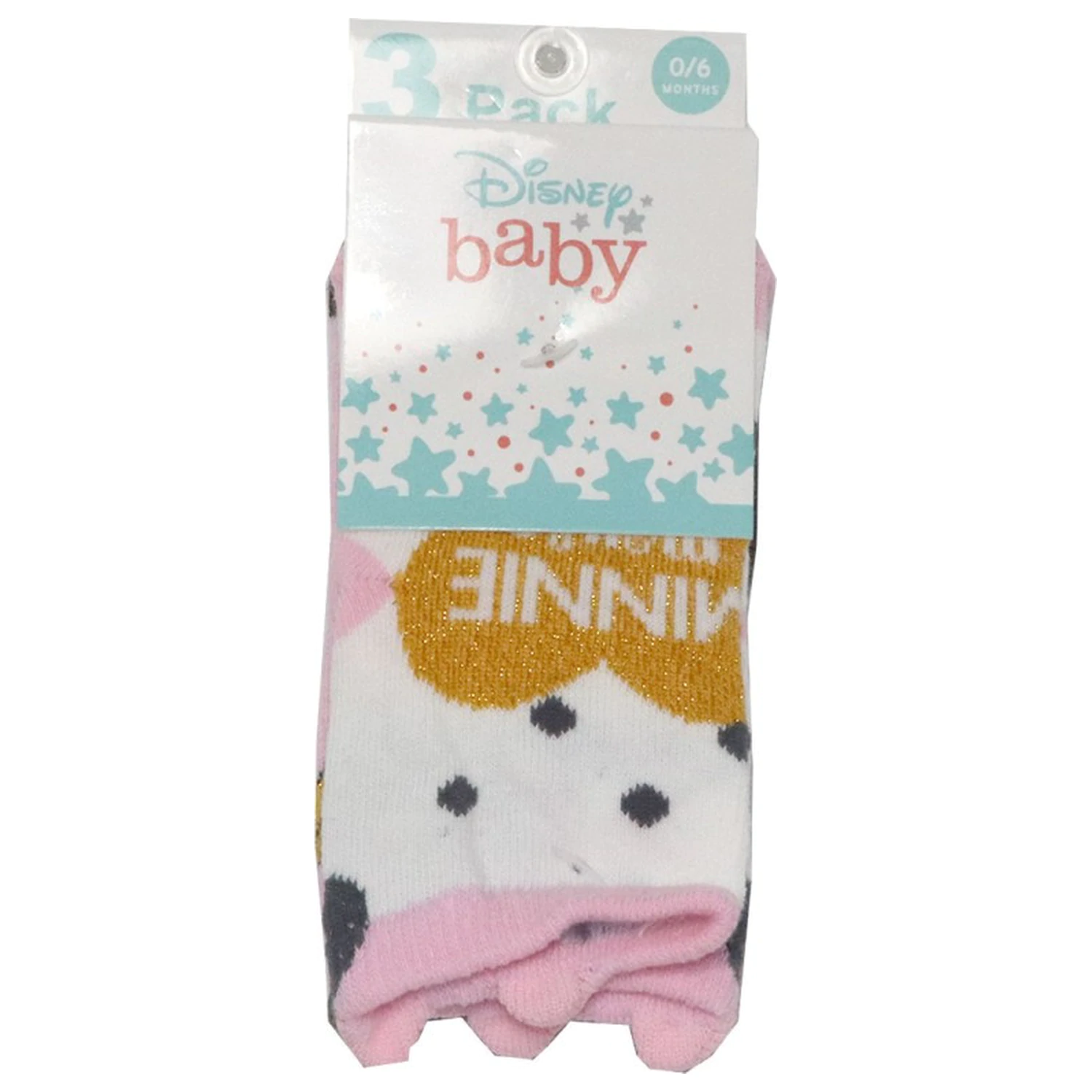Disney Minnie Heart Baby Socken 0-6 Monate Produktfoto