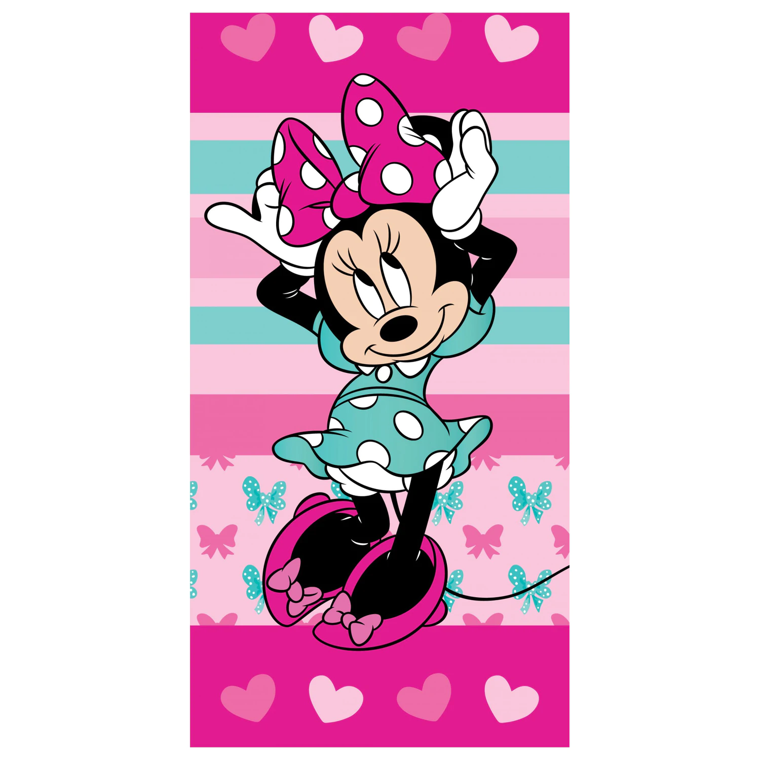 Disney Minnie Hearts Handtuch Produktfoto