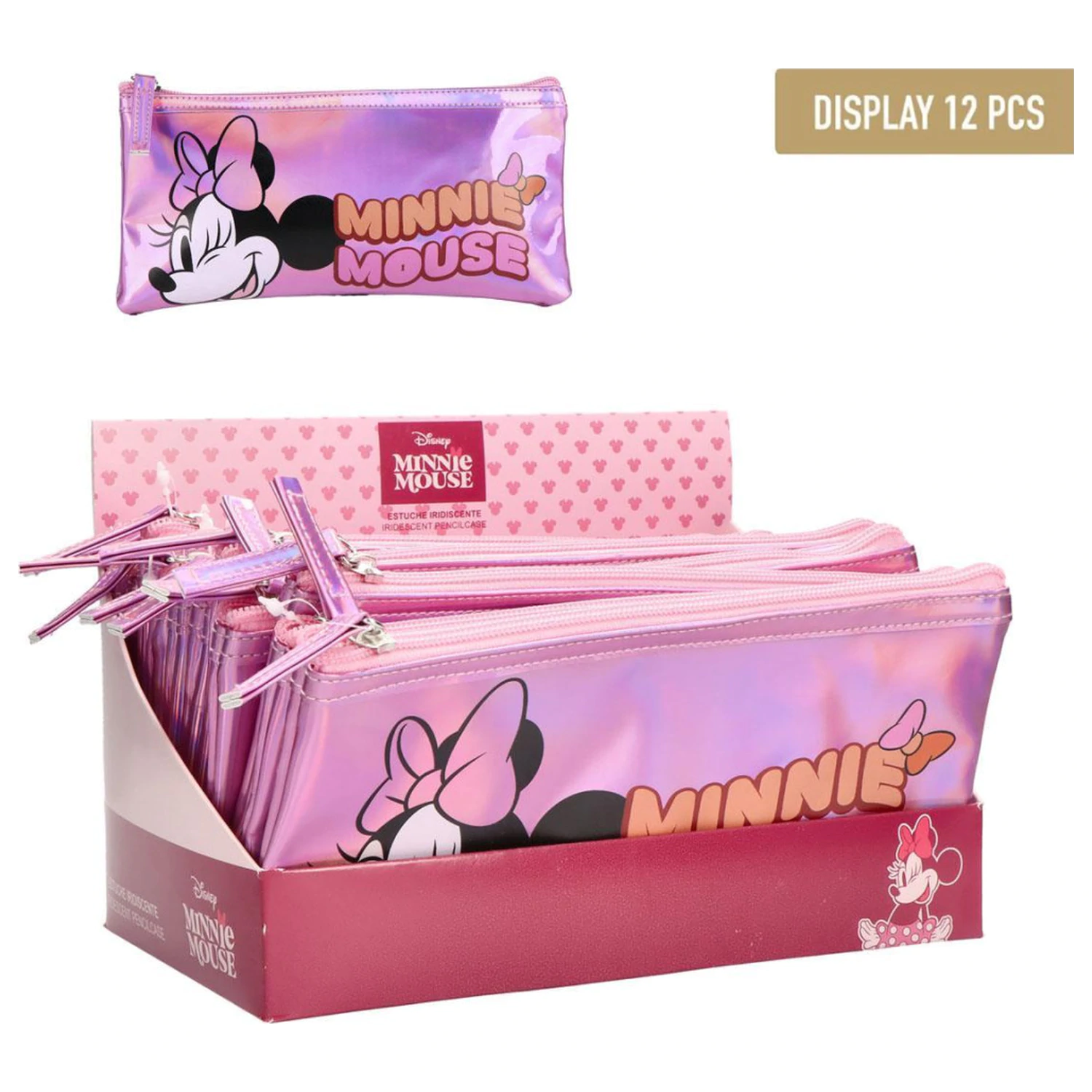 Disney Minnie Iridescent Kinder Kulturbeutel, Federmappe Produktfoto