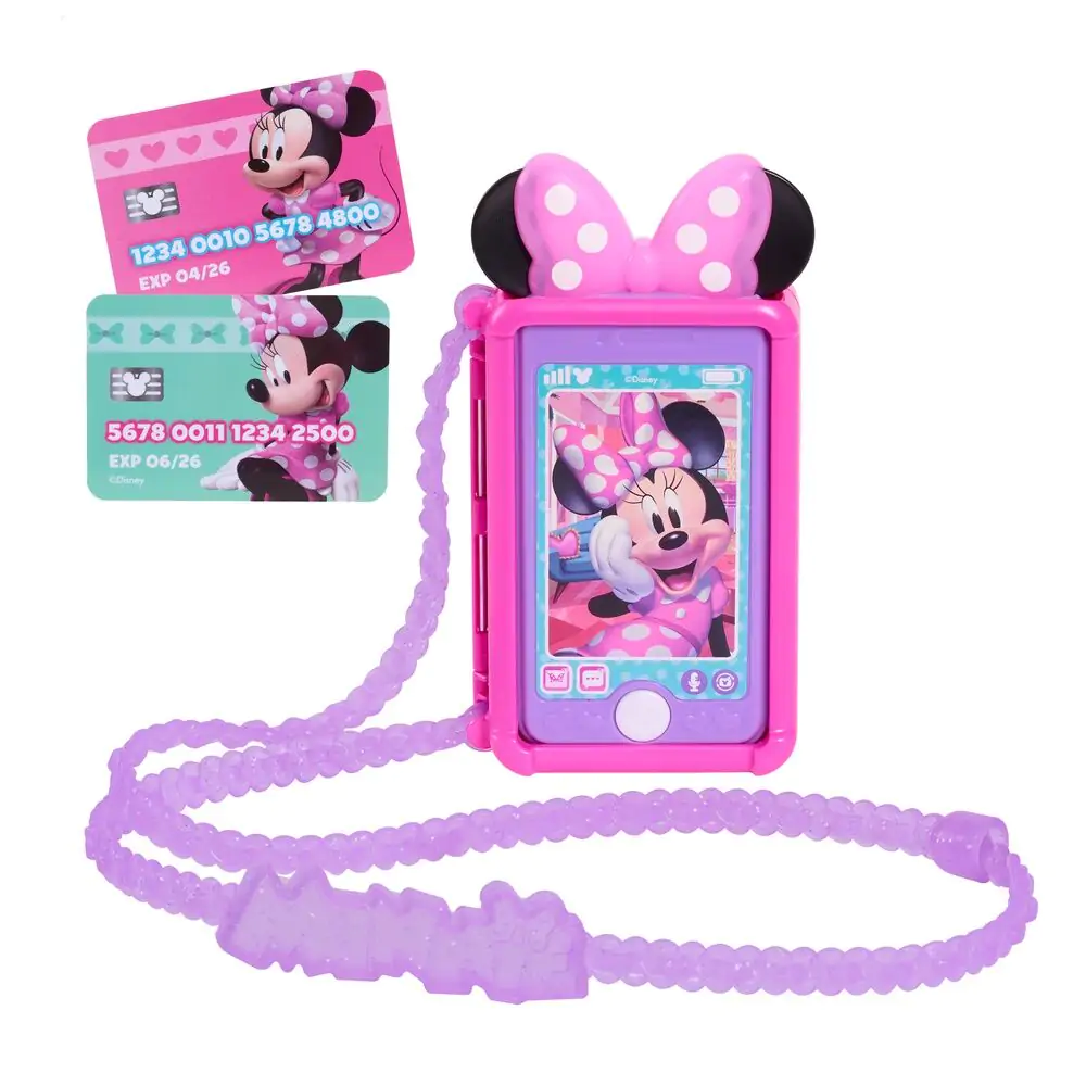 Disney Minnie Spielzeugtelefon und Halter Produktfoto