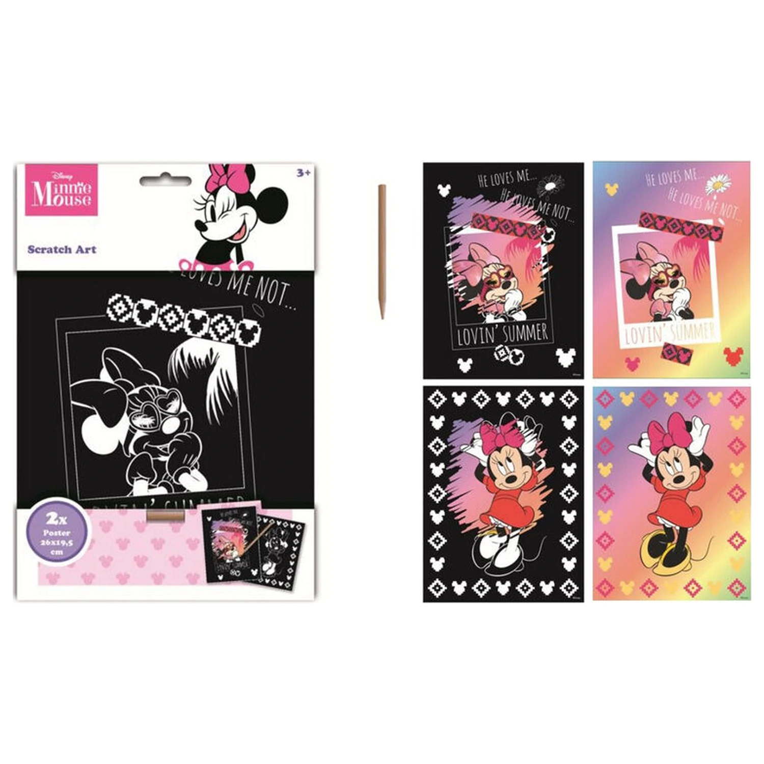 Disney Minnie Kratz-Set Produktfoto
