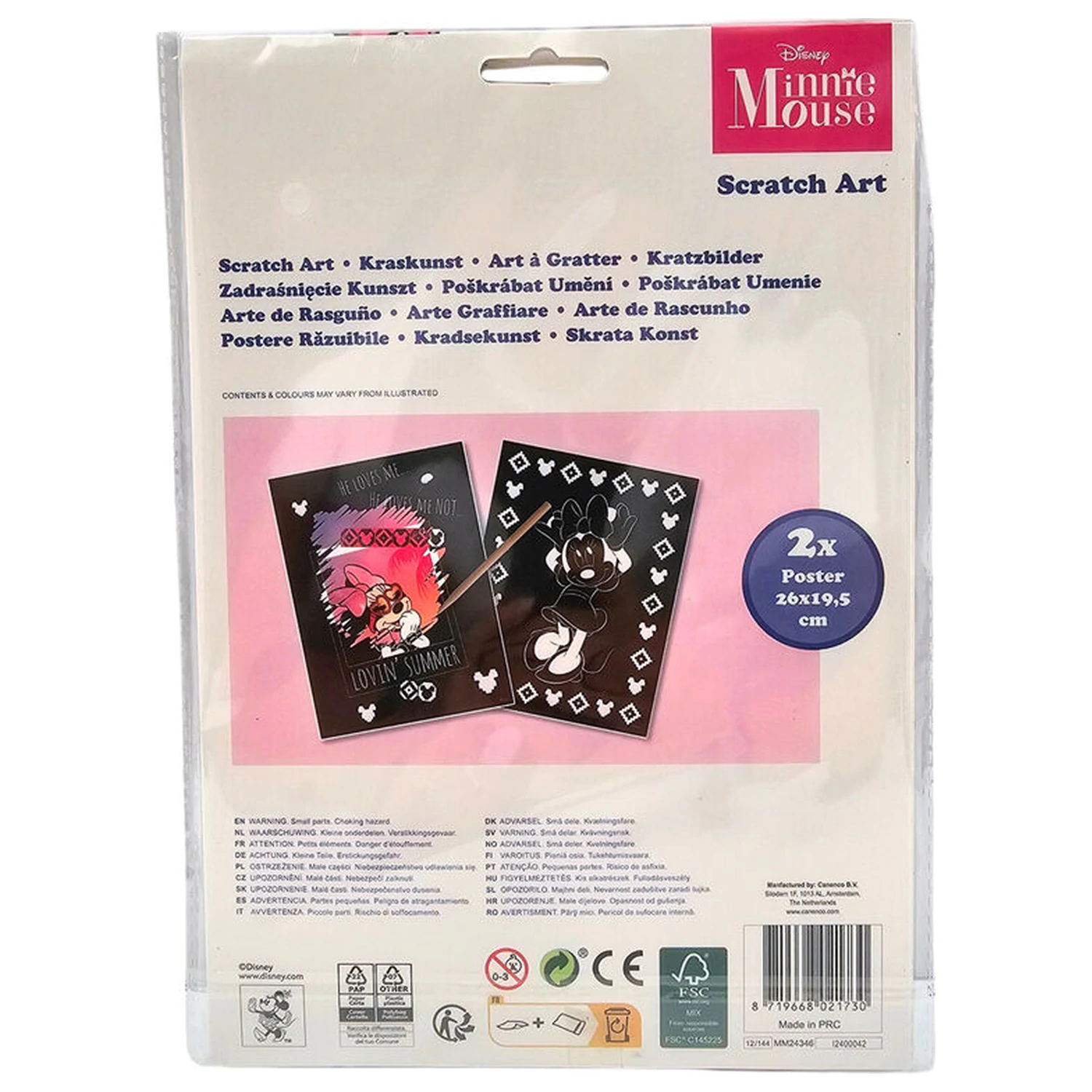 Disney Minnie Kratz-Set Produktfoto