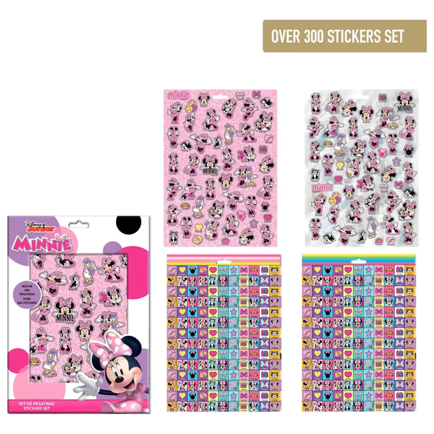 Disney Minnie Lazy Day Sticker Set 300 Teile Produktfoto