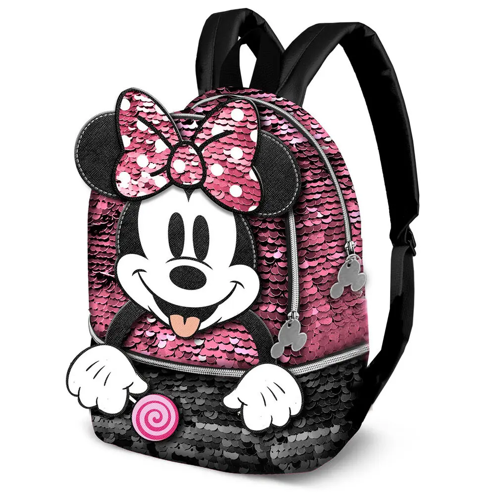 Disney Minnie Lollipop Pailletten Rucksack 32cm Produktfoto
