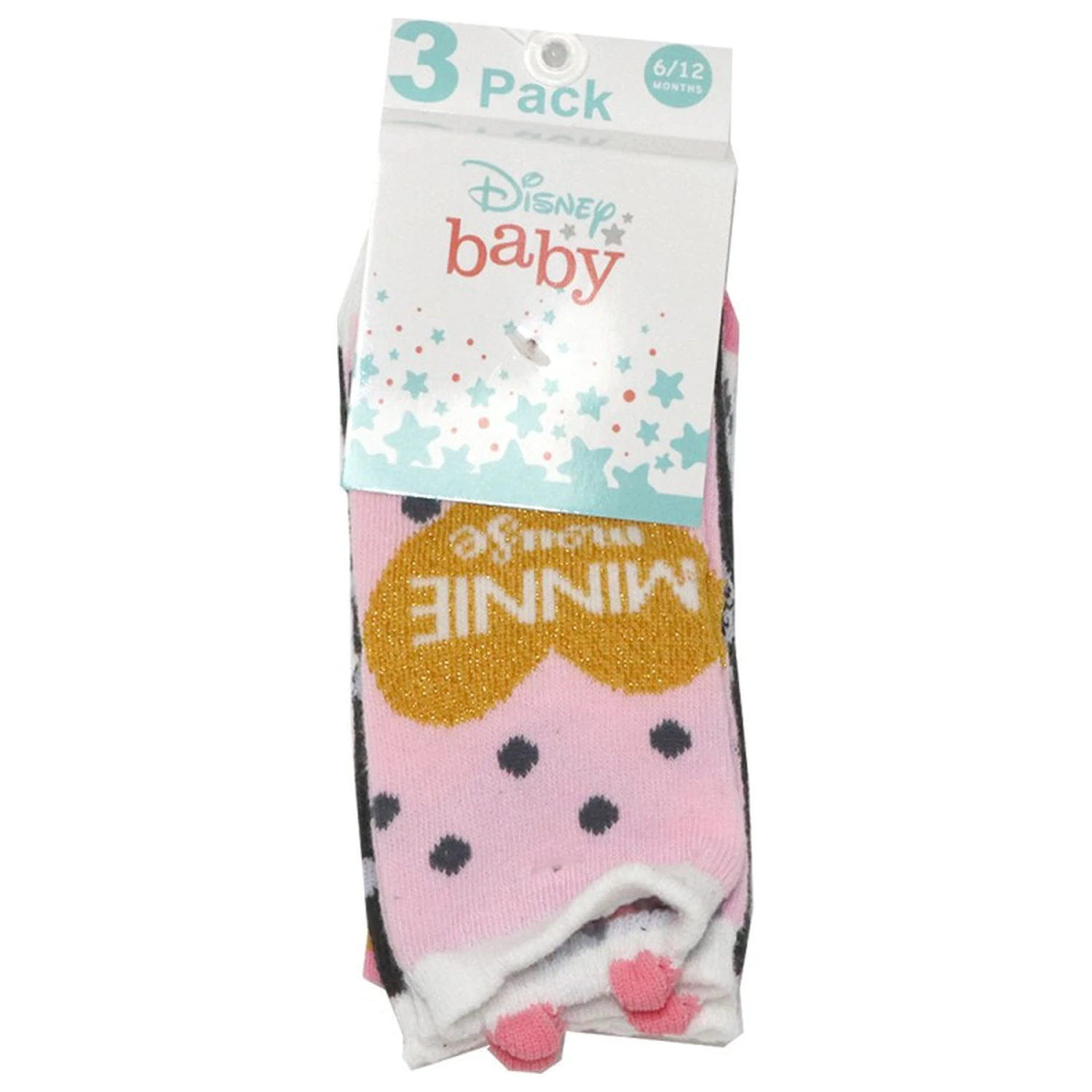 Disney Minnie Love Baby-Socken 0-6 Monate Produktfoto