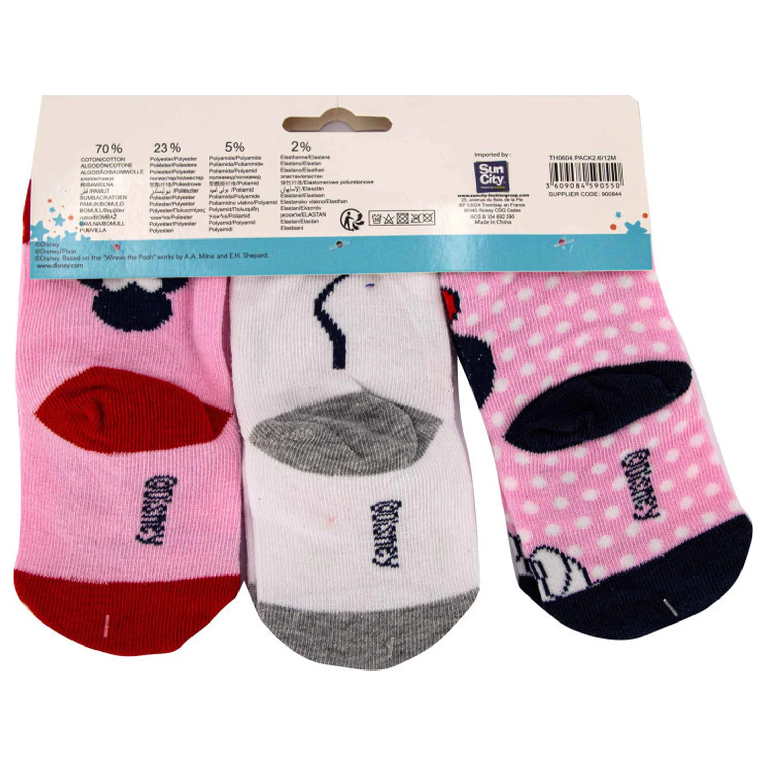 Disney Minnie Love Mam Pink Babysocken 6-12 Monate Produktfoto