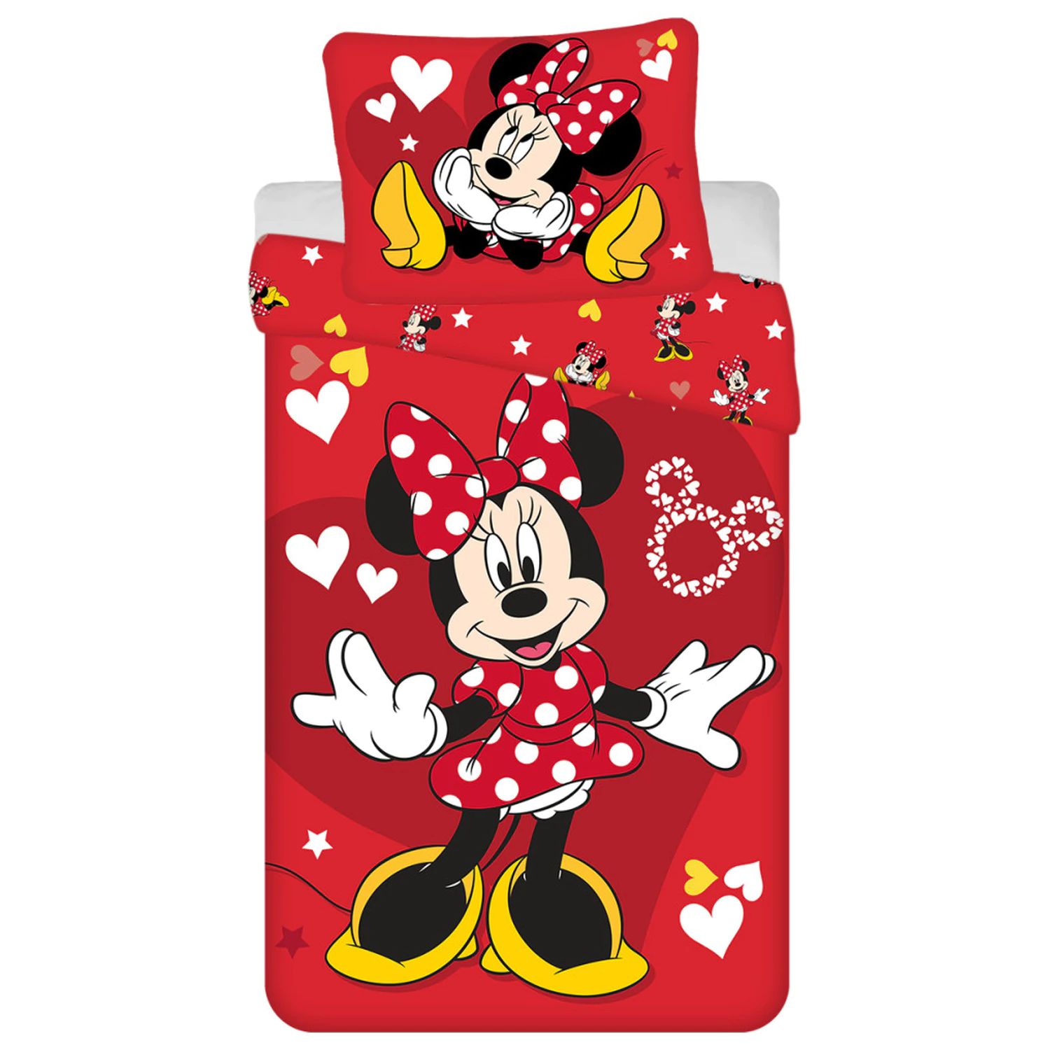 Disney Minnie Love & Stars Bettbezug Produktfoto