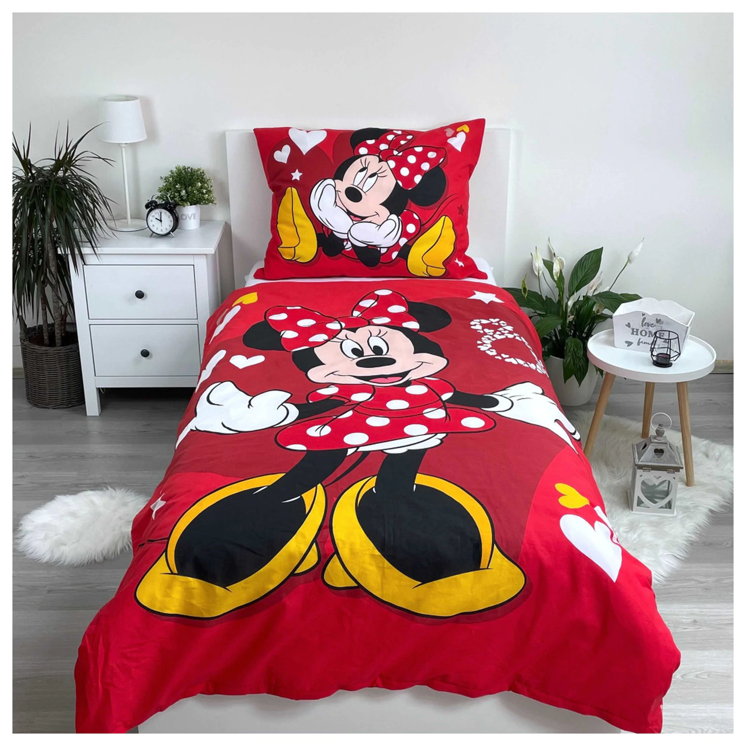 Disney Minnie Love & Stars Bettbezug Produktfoto