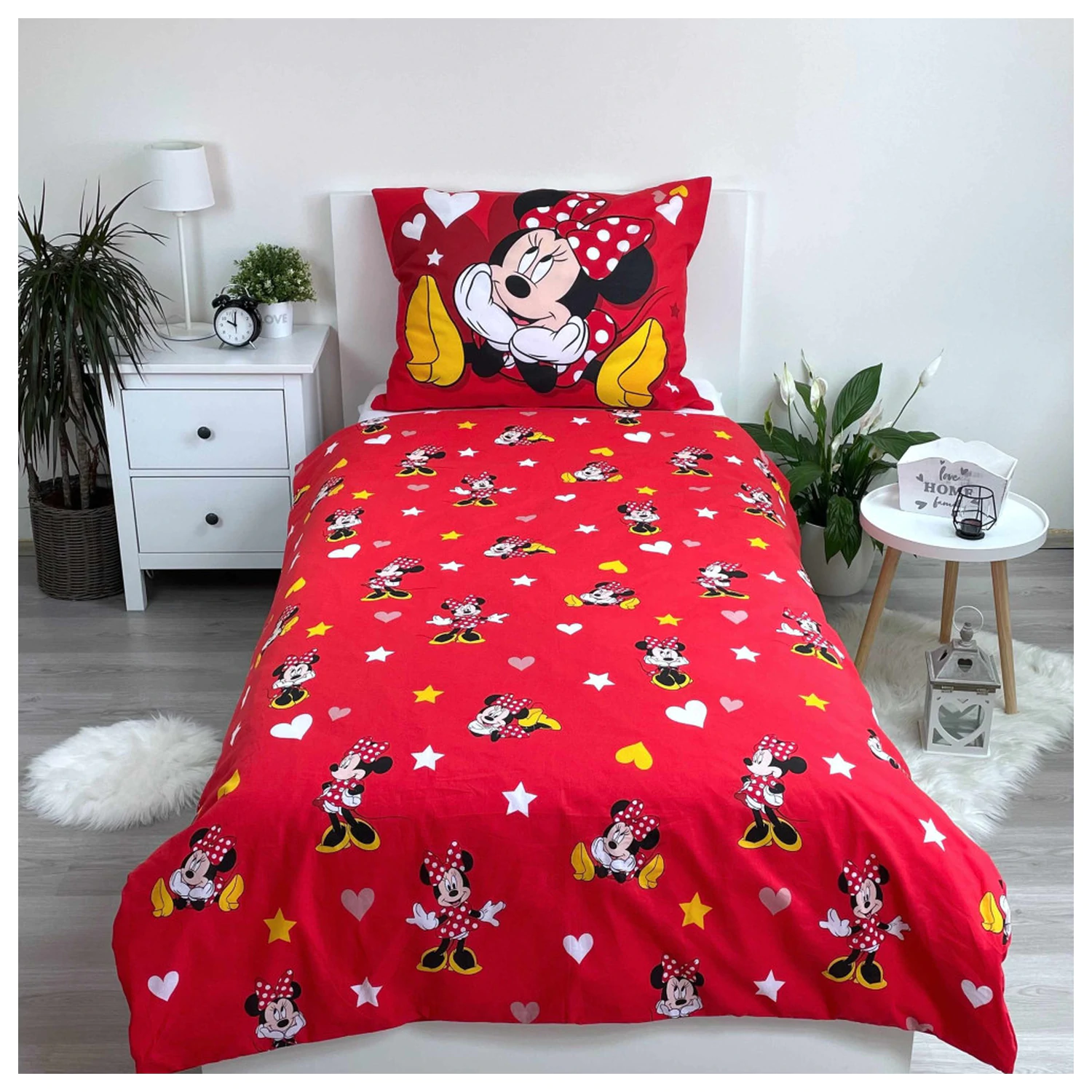 Disney Minnie Love & Stars Bettbezug Produktfoto