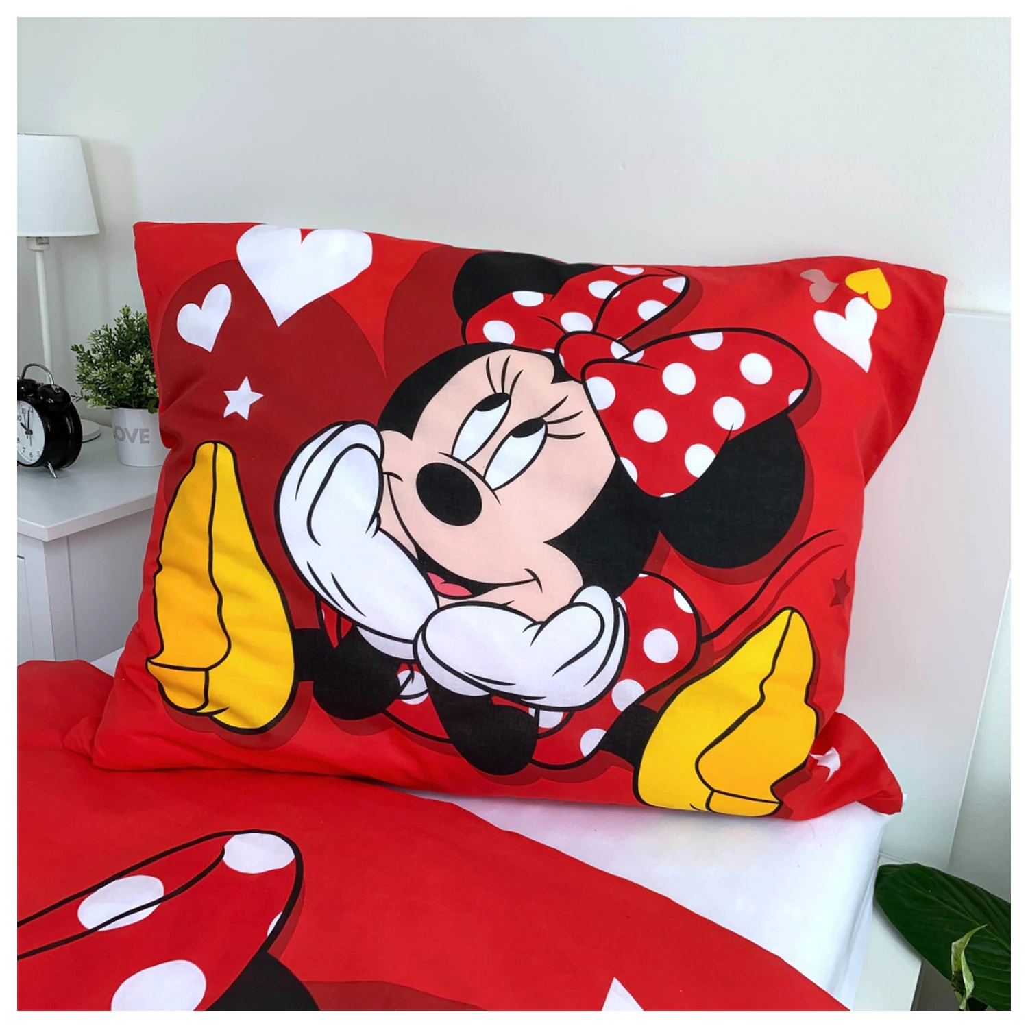 Disney Minnie Love & Stars Bettbezug Produktfoto